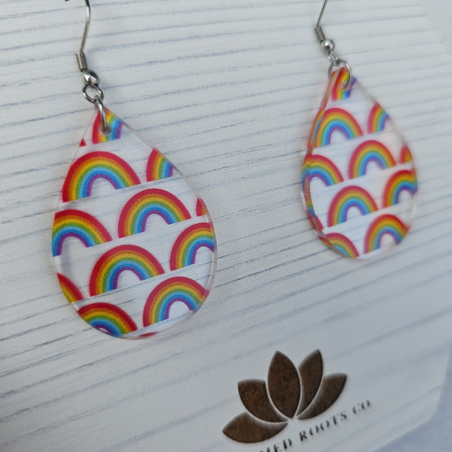 Rainbow Pattern Earrings (8 styles)
