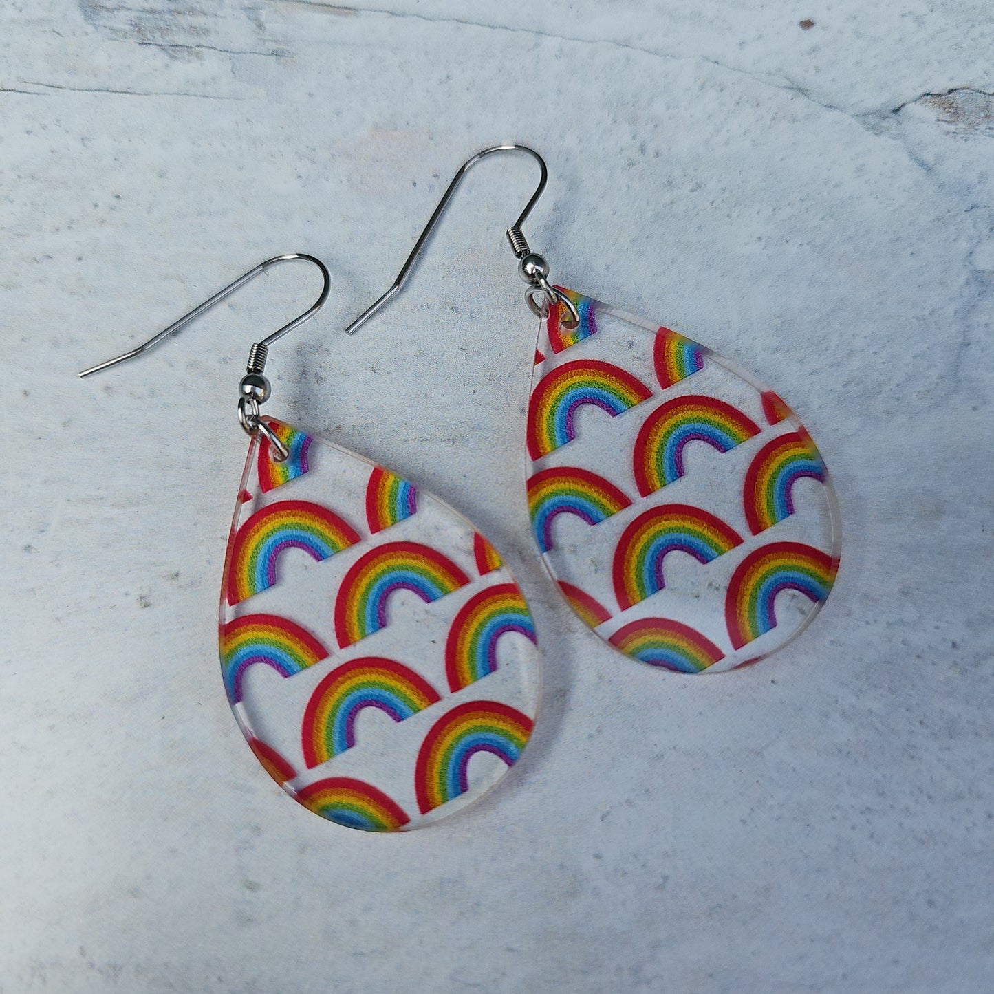 Rainbow Pattern Earrings (8 styles)