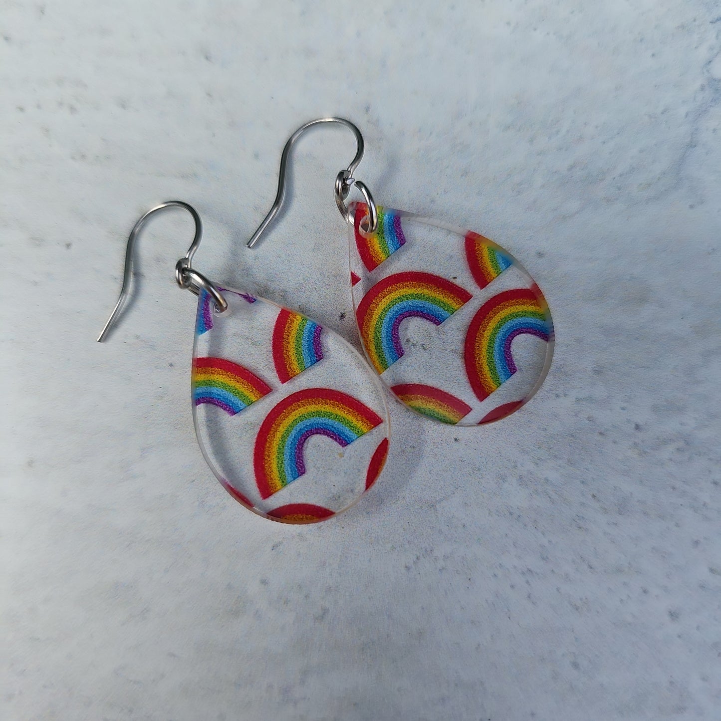 Rainbow Pattern Earrings (8 styles)
