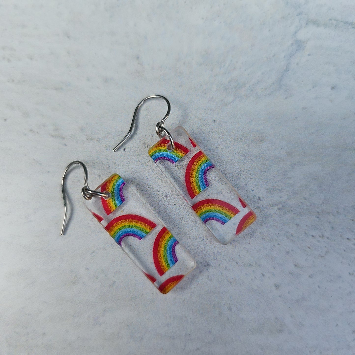 Rainbow Pattern Earrings (8 styles)