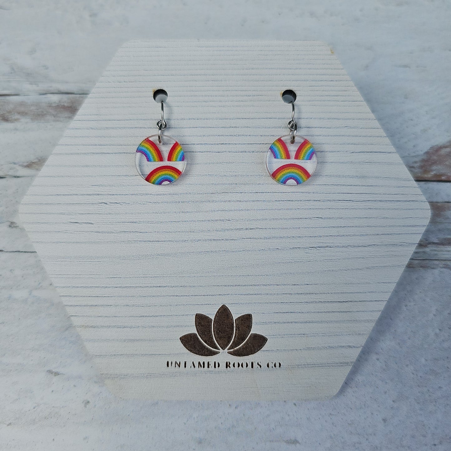 Rainbow Pattern Earrings (8 styles)