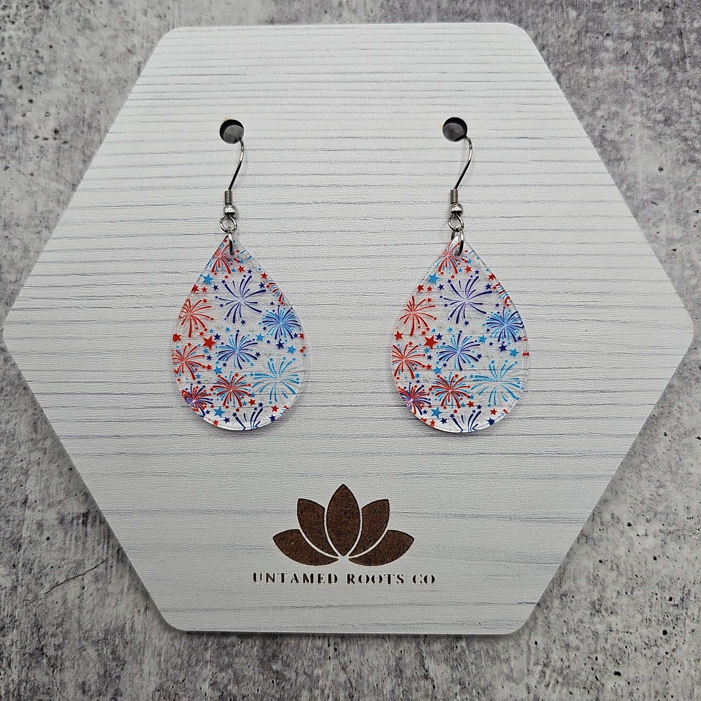 Patriotic Fireworks Earrings (8 styles)