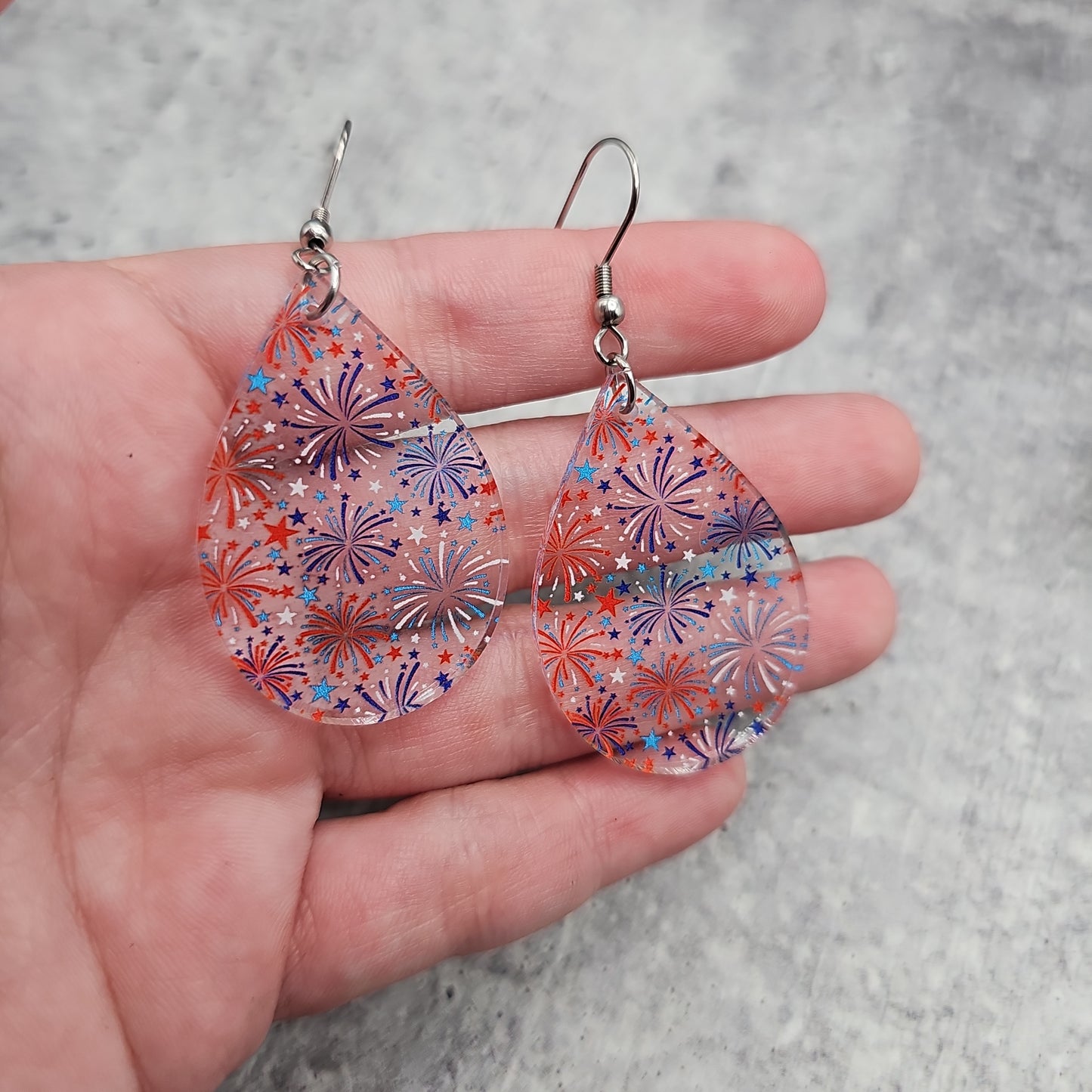 Patriotic Fireworks Earrings (8 styles)