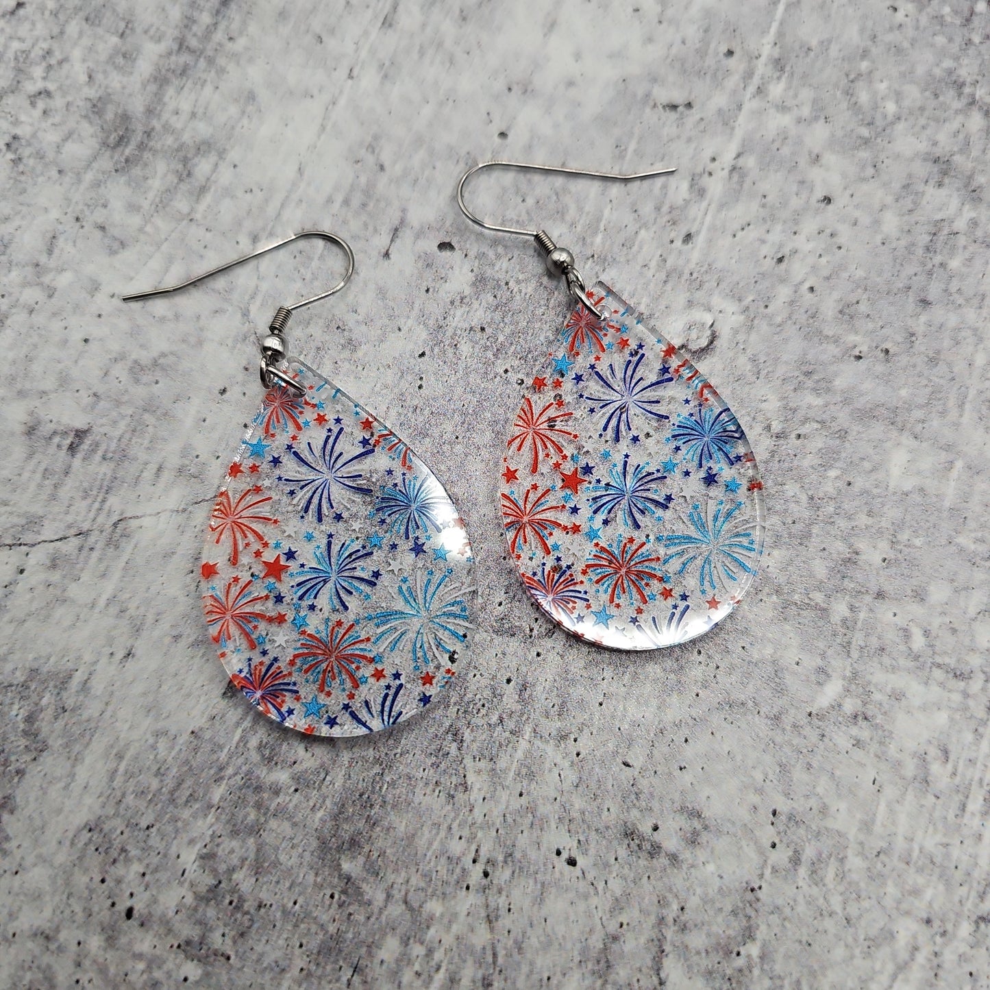 Patriotic Fireworks Earrings (8 styles)