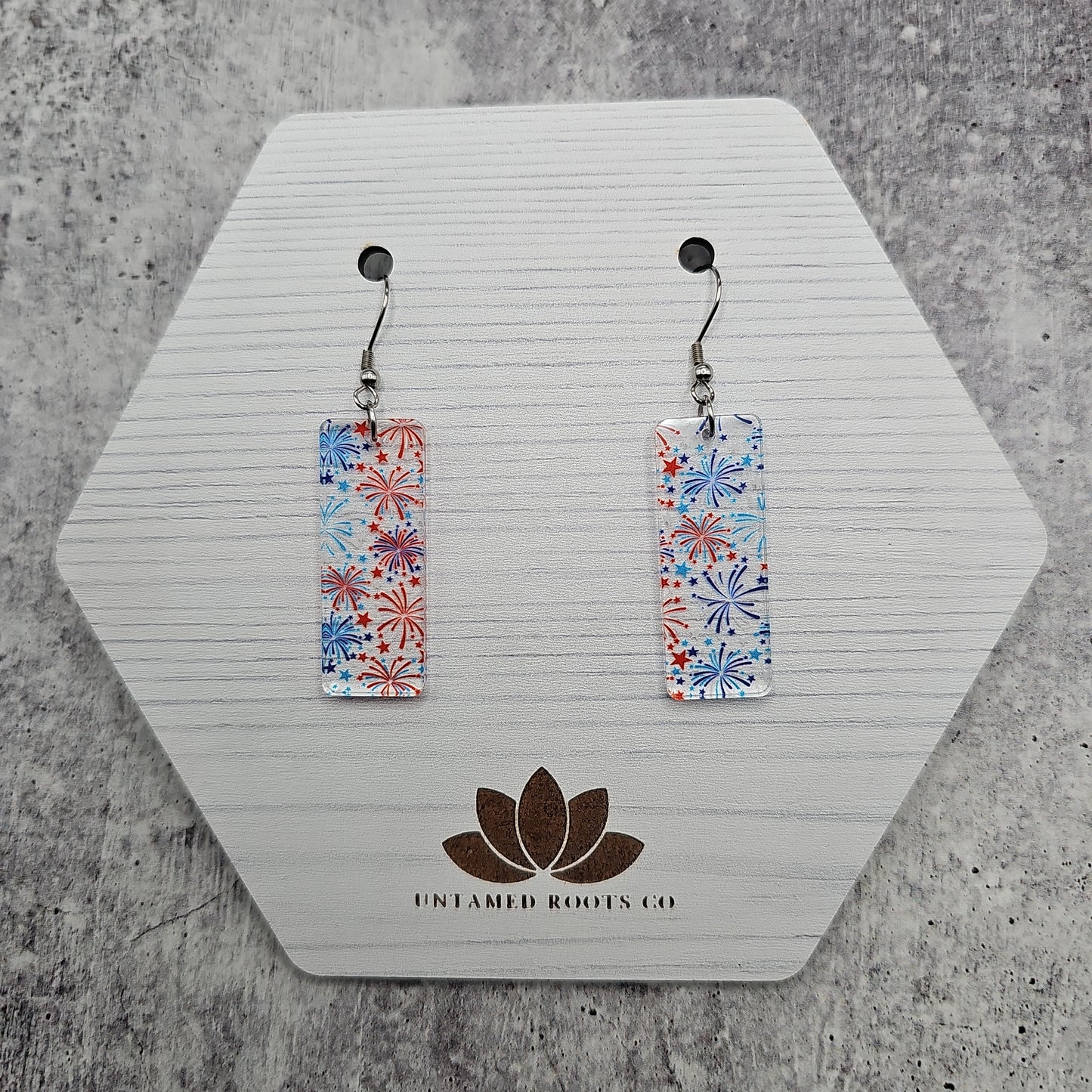 Patriotic Fireworks Earrings (8 styles)