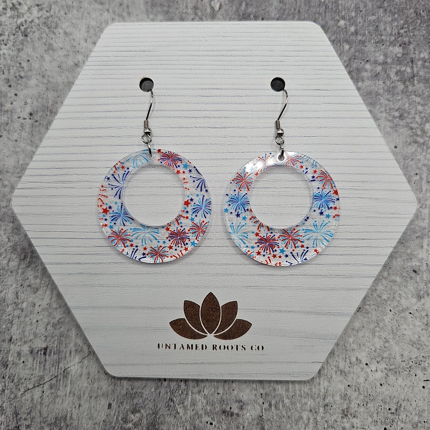 Patriotic Fireworks Earrings (8 styles)