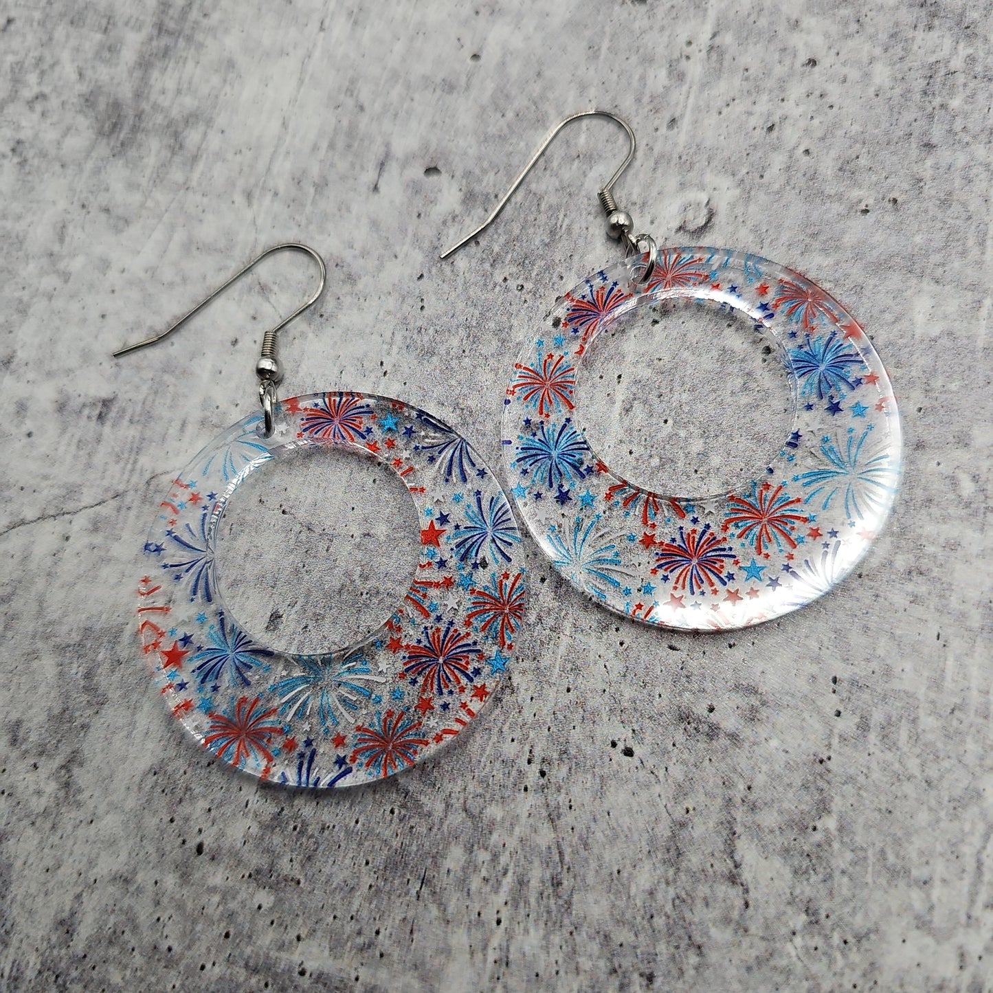 Patriotic Fireworks Earrings (8 styles)