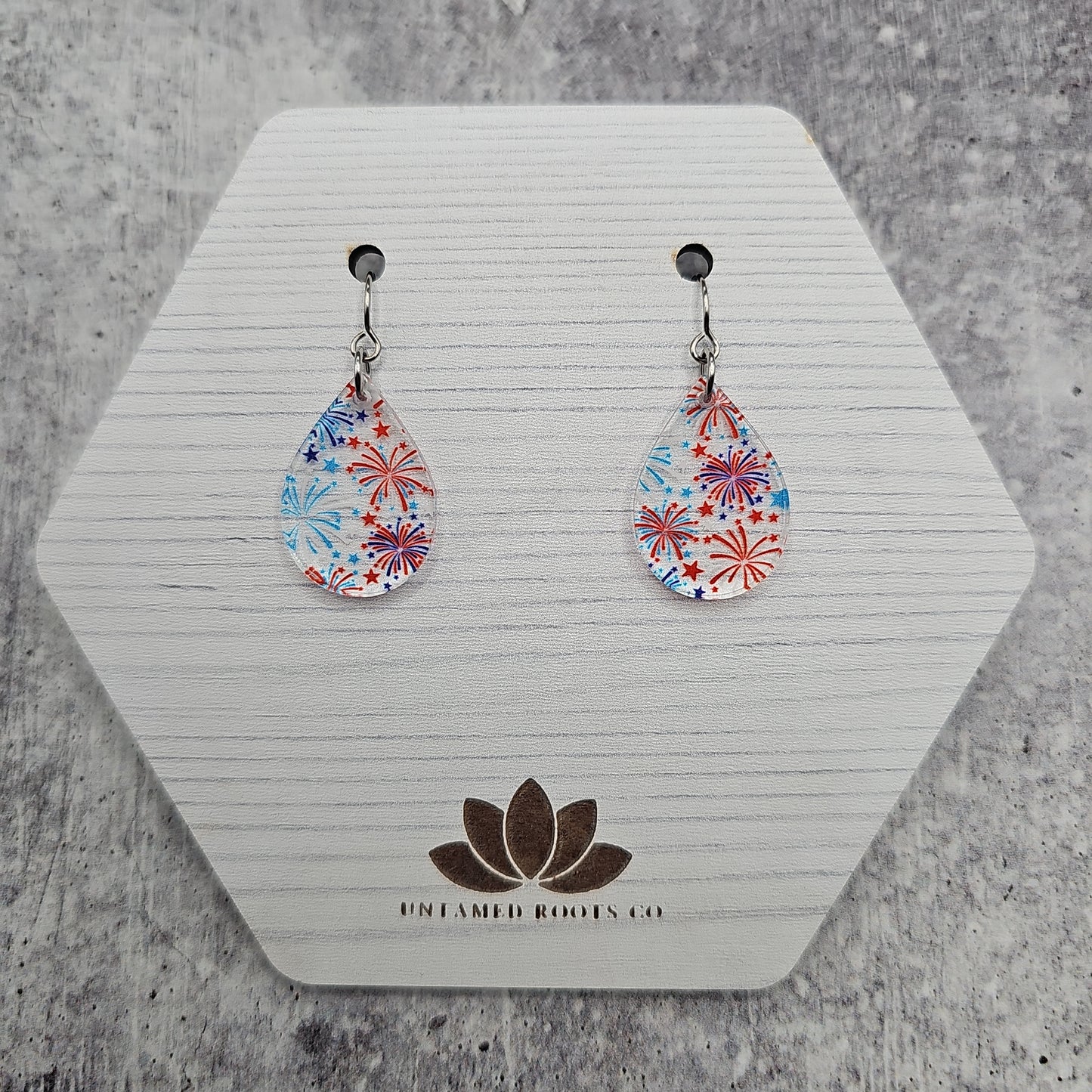 Patriotic Fireworks Earrings (8 styles)