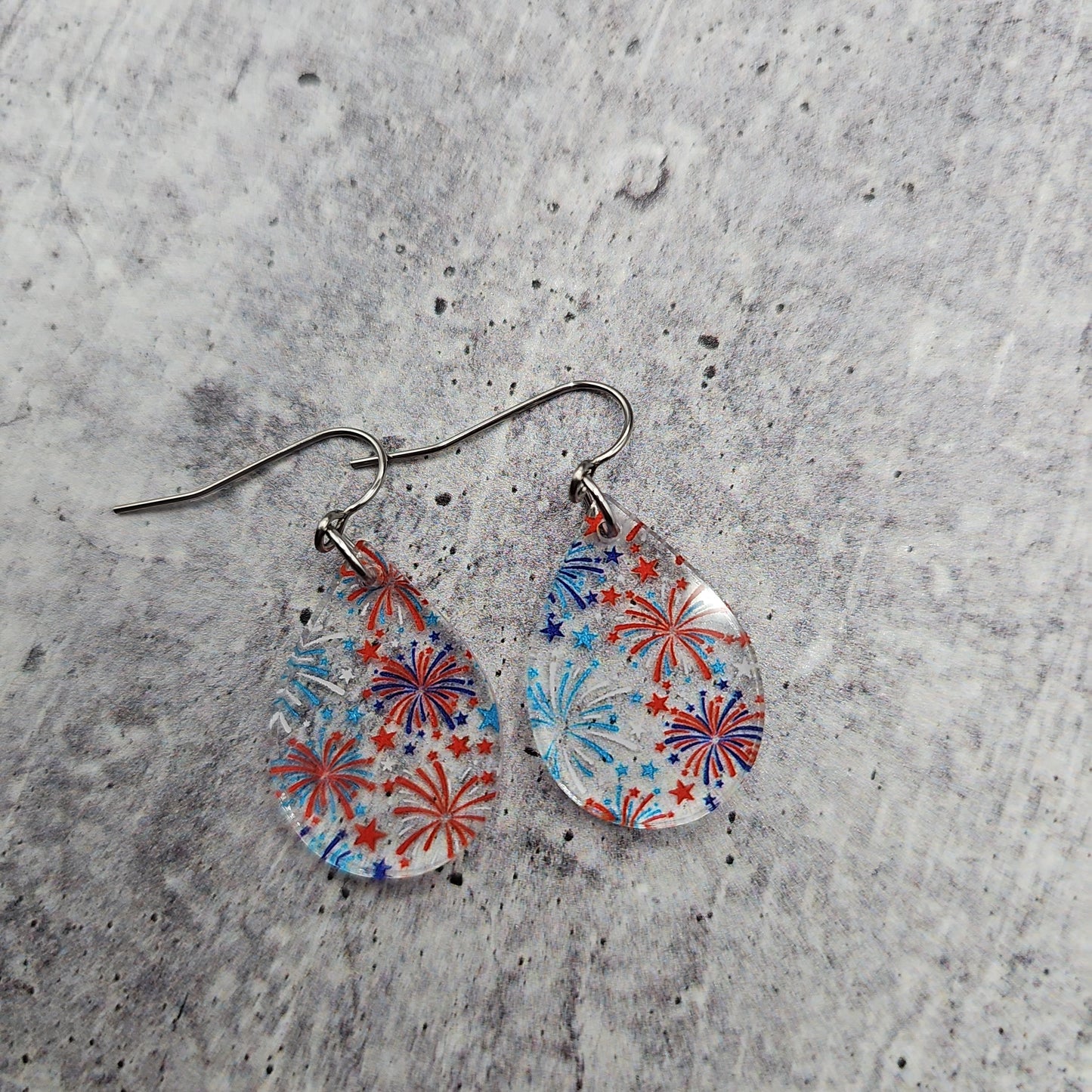 Patriotic Fireworks Earrings (8 styles)