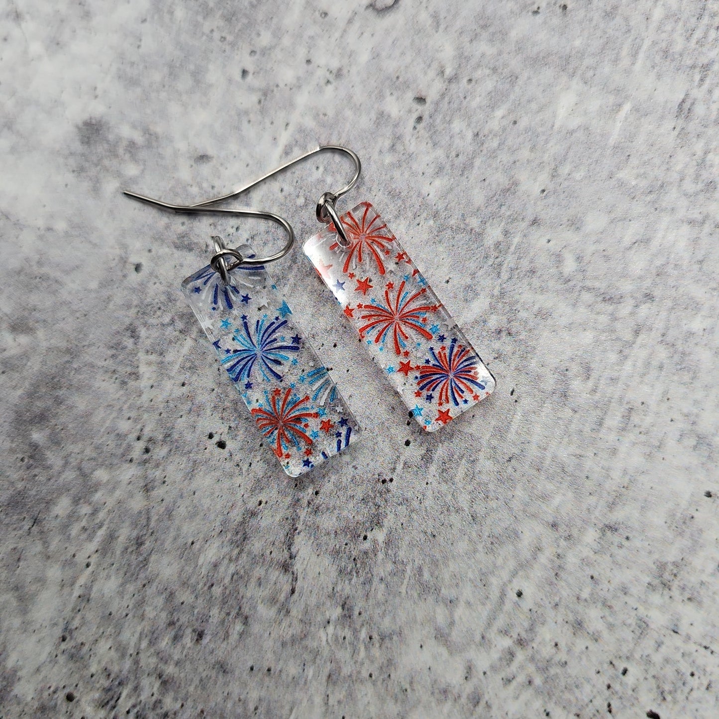 Patriotic Fireworks Earrings (8 styles)