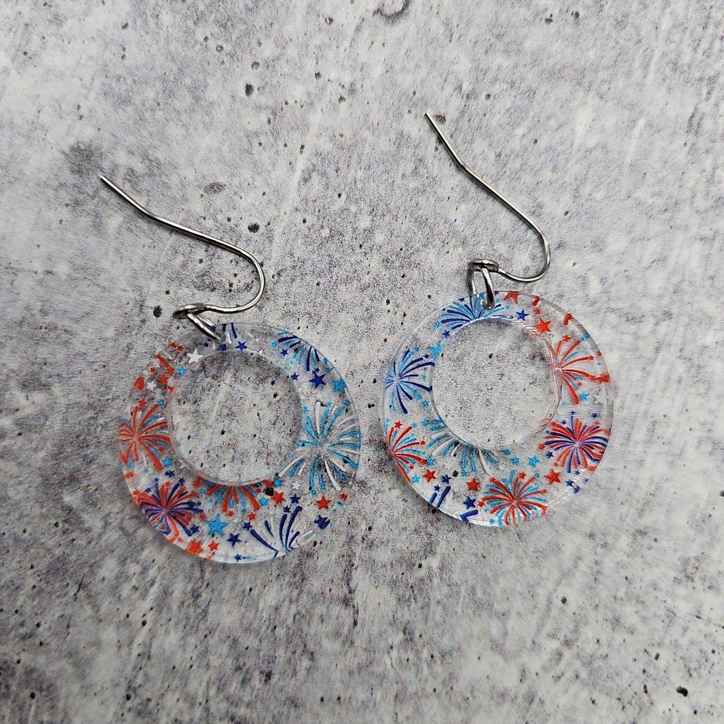 Patriotic Fireworks Earrings (8 styles)