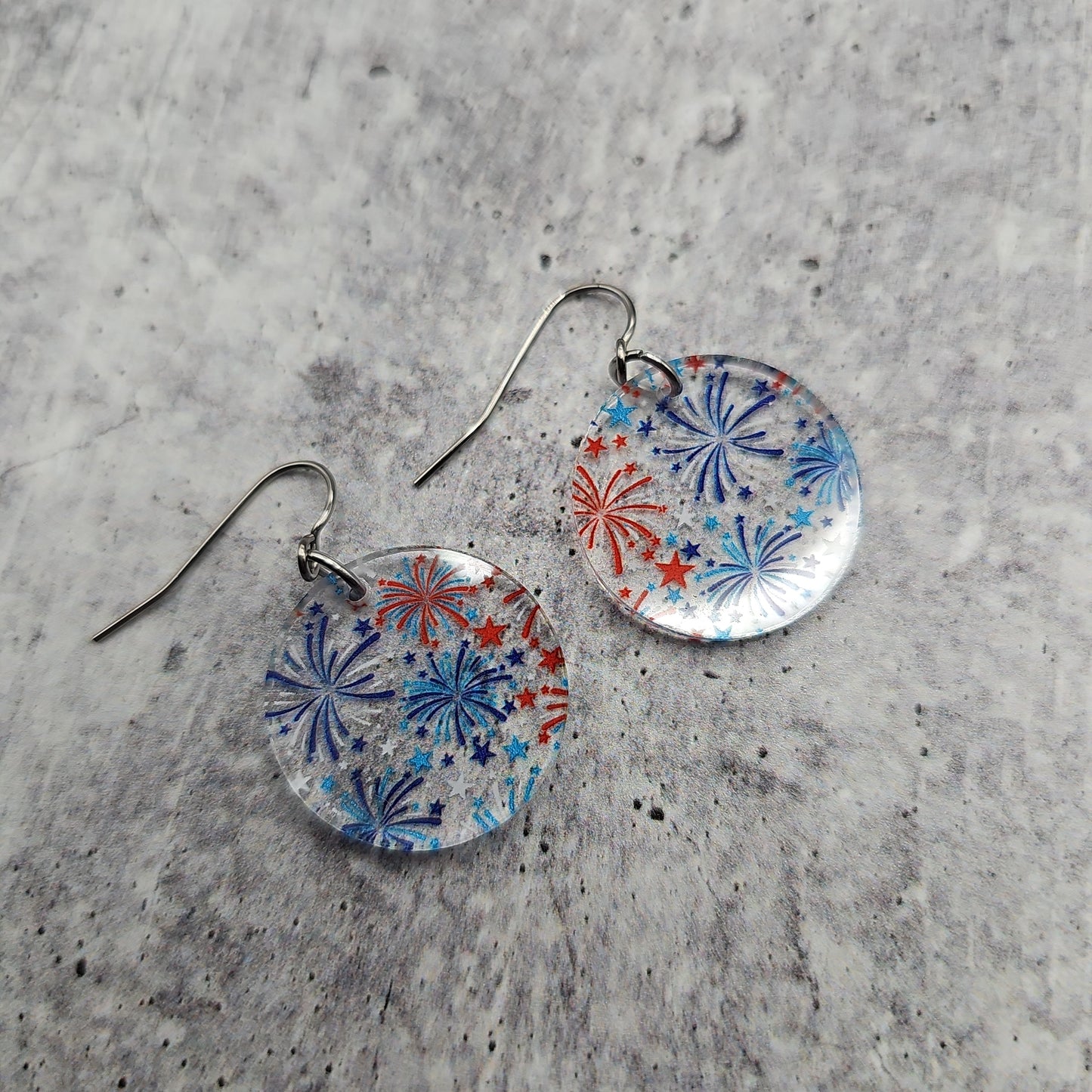 Patriotic Fireworks Earrings (8 styles)