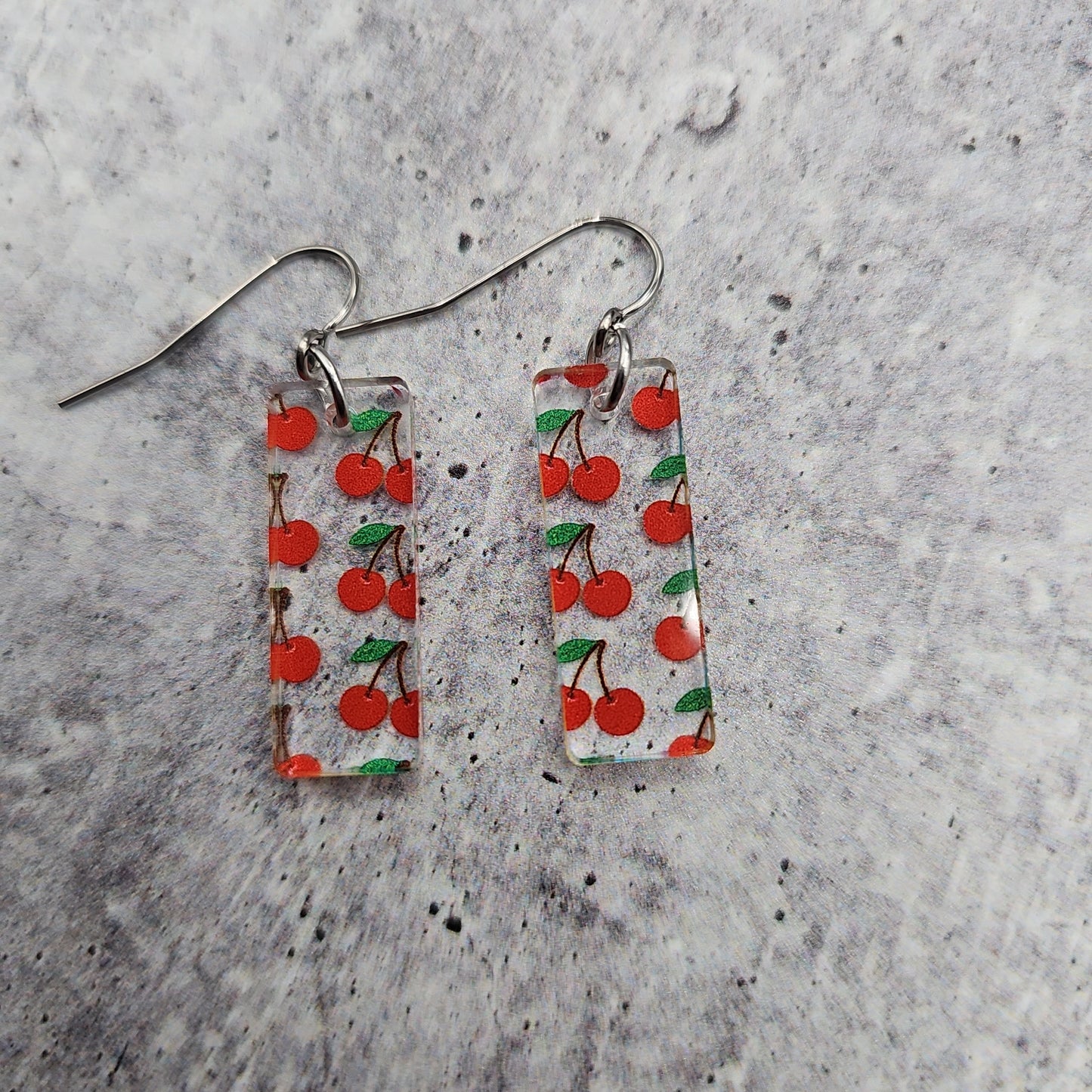 Cherry Print Earrings (8 styles)