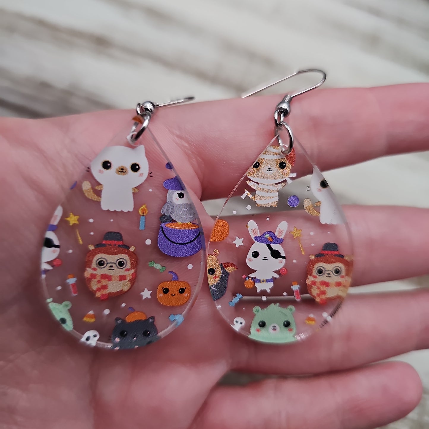 Halloween Critter Earrings (8 styles)