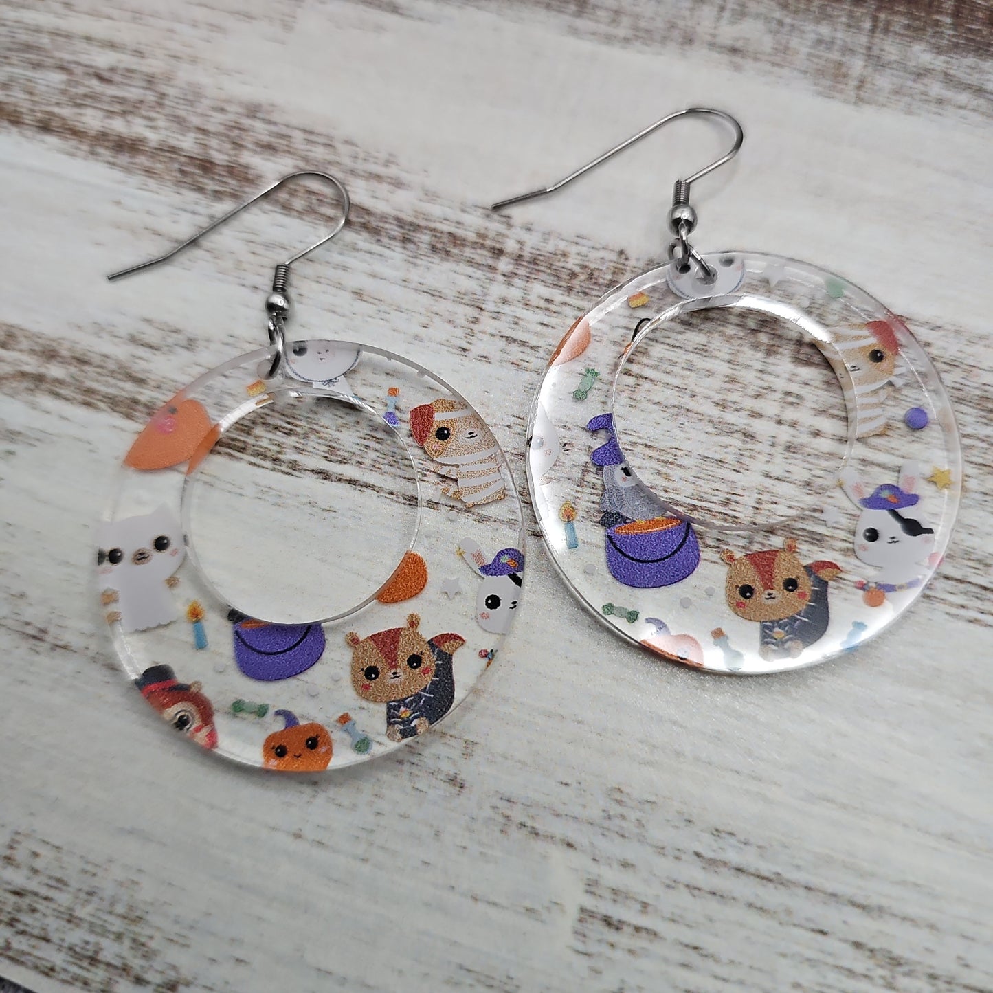 Halloween Critter Earrings (8 styles)