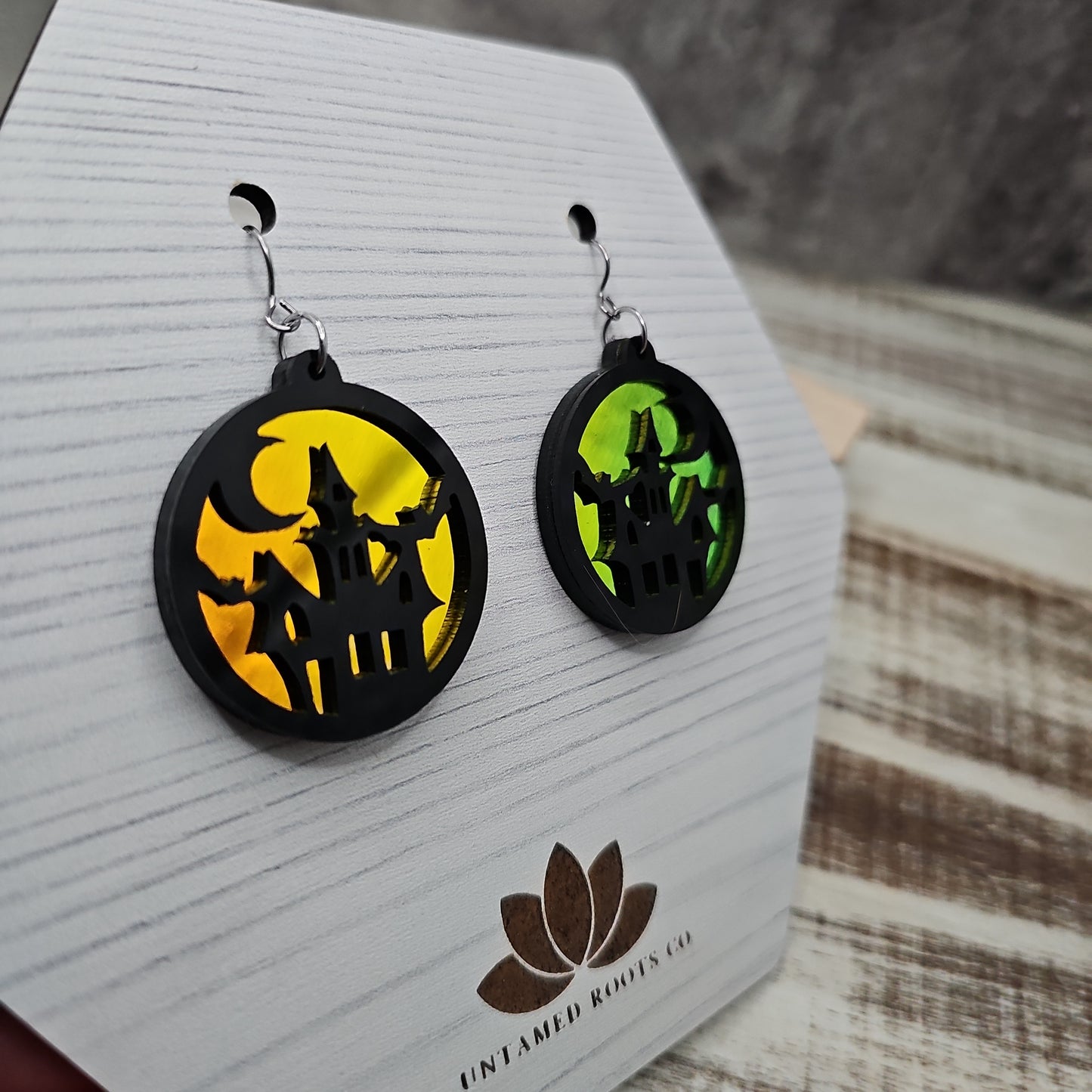 Haunted House Earrings