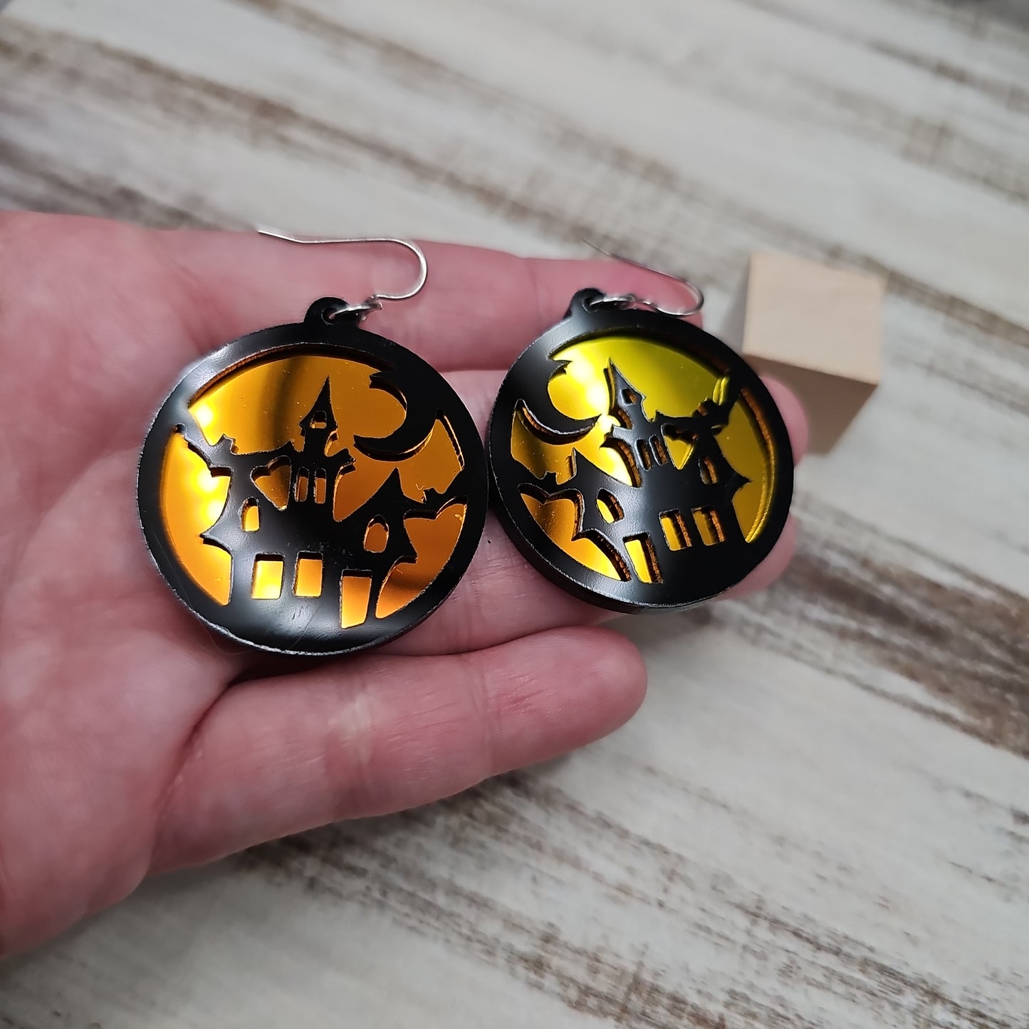 Haunted House Earrings