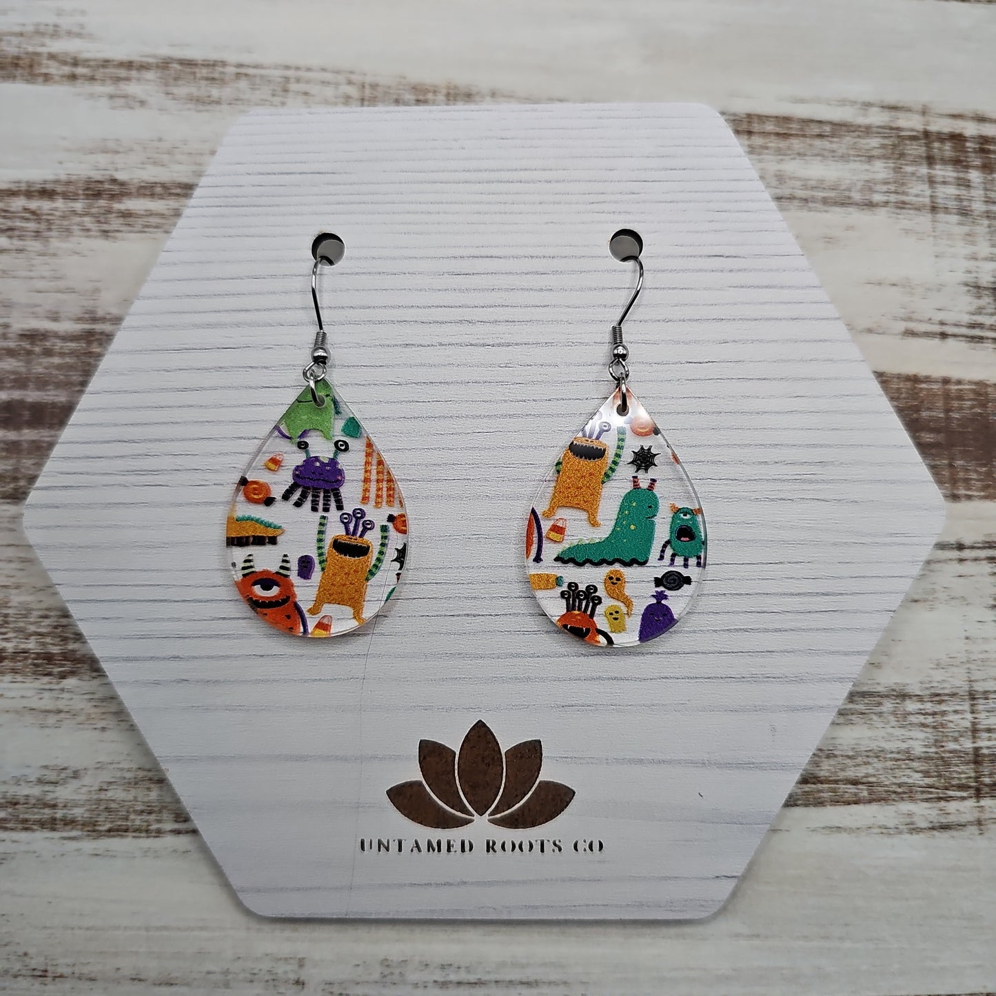 Monster Print Earrings (8 styles)