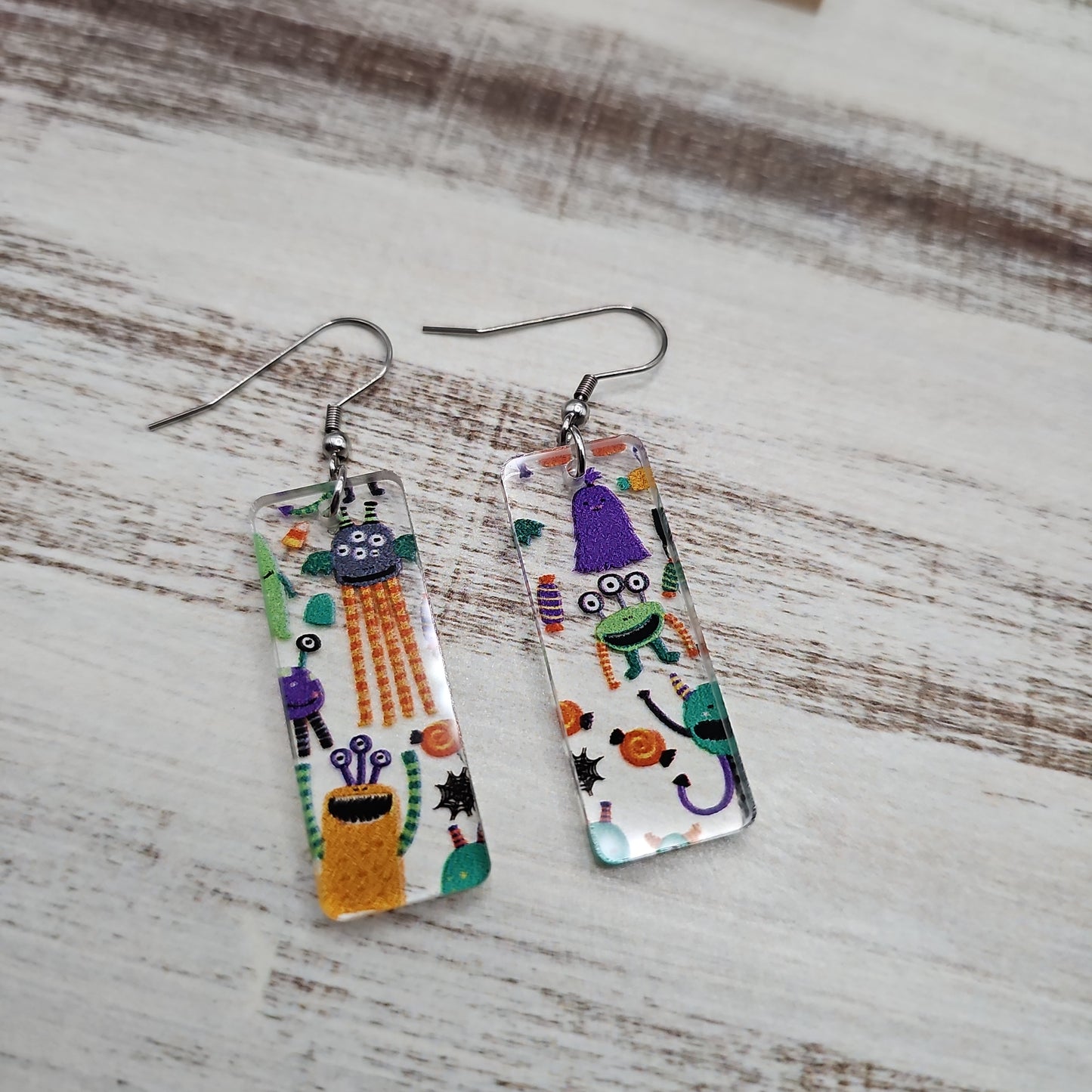 Monster Print Earrings (8 styles)