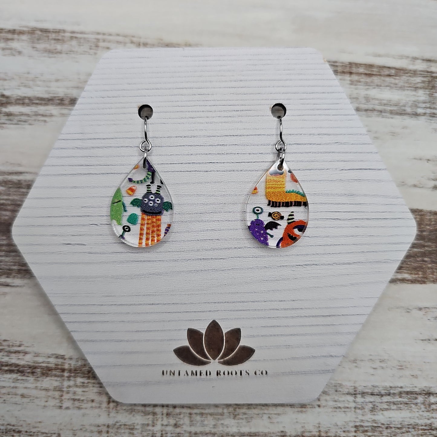 Monster Print Earrings (8 styles)