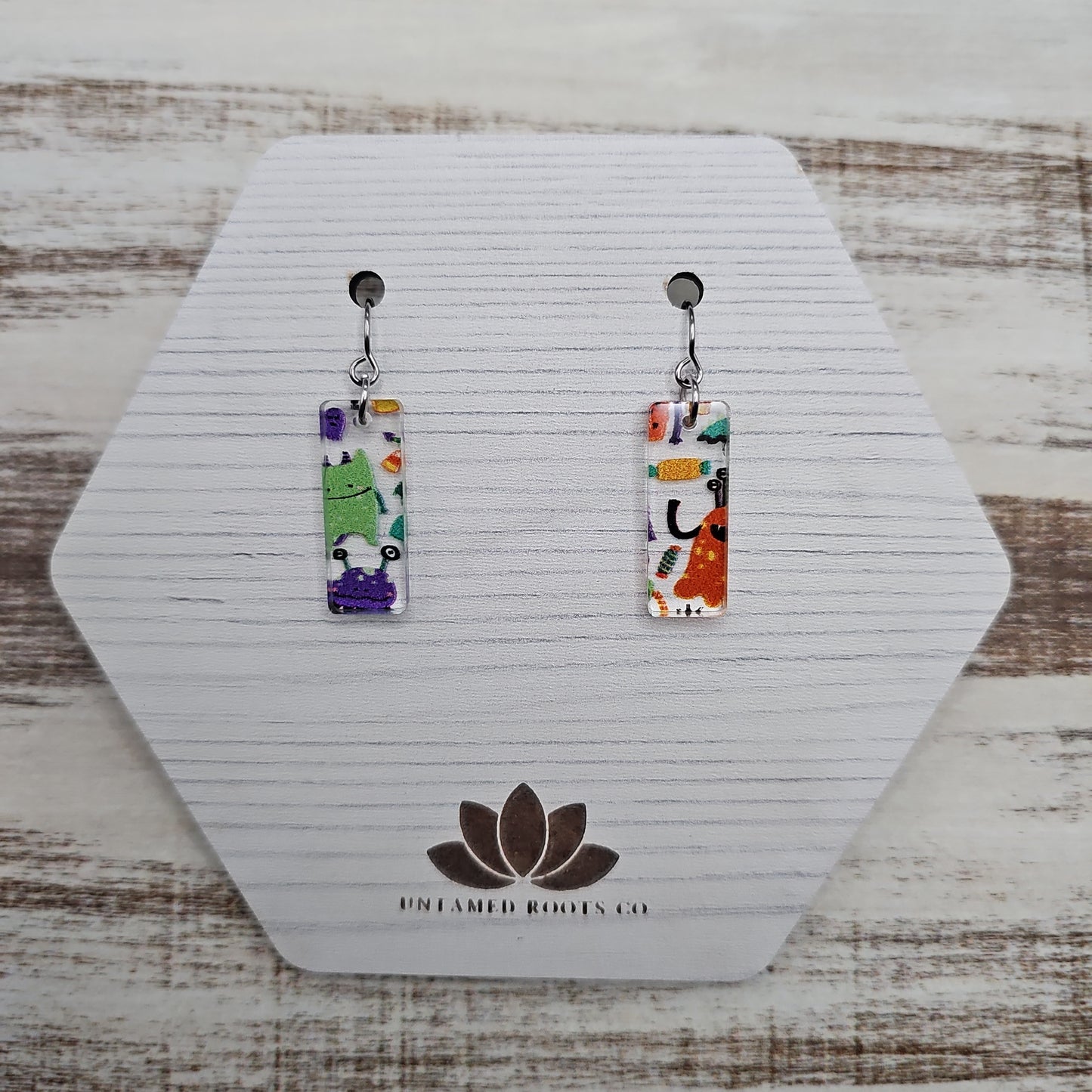 Monster Print Earrings (8 styles)