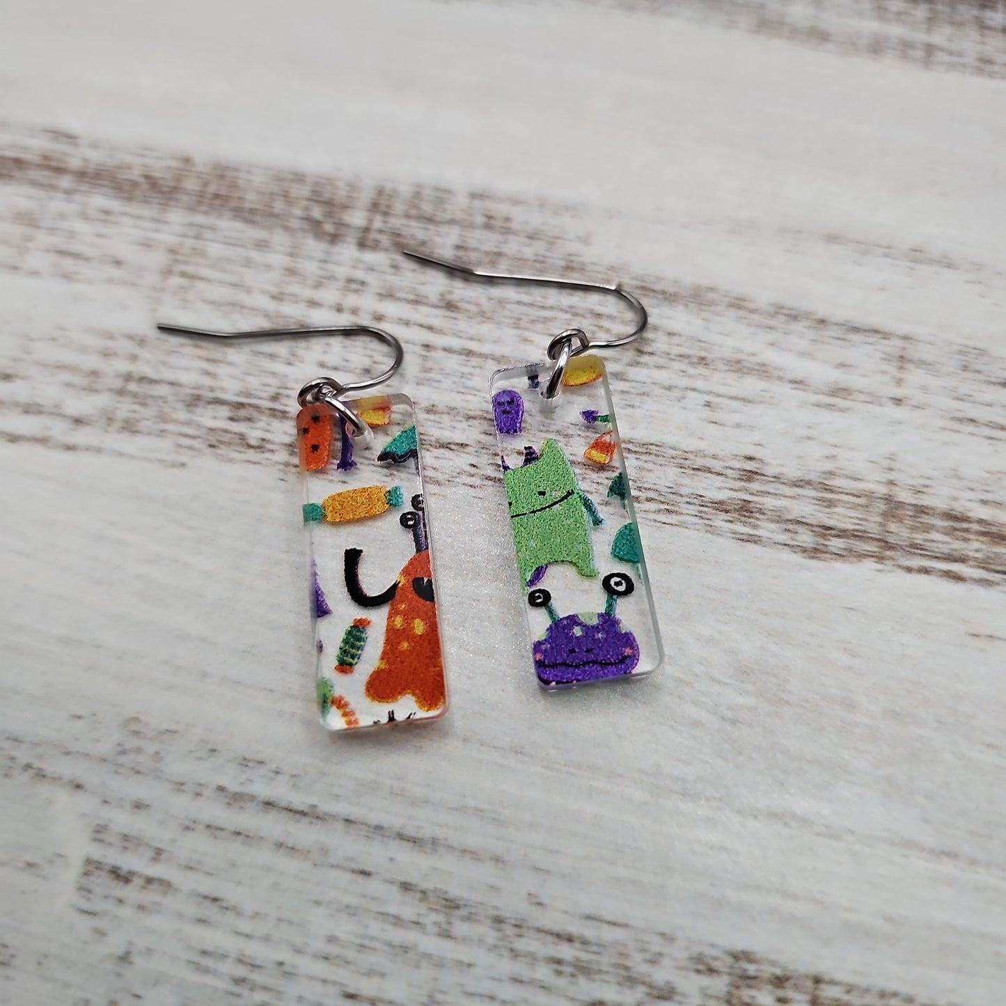 Monster Print Earrings (8 styles)