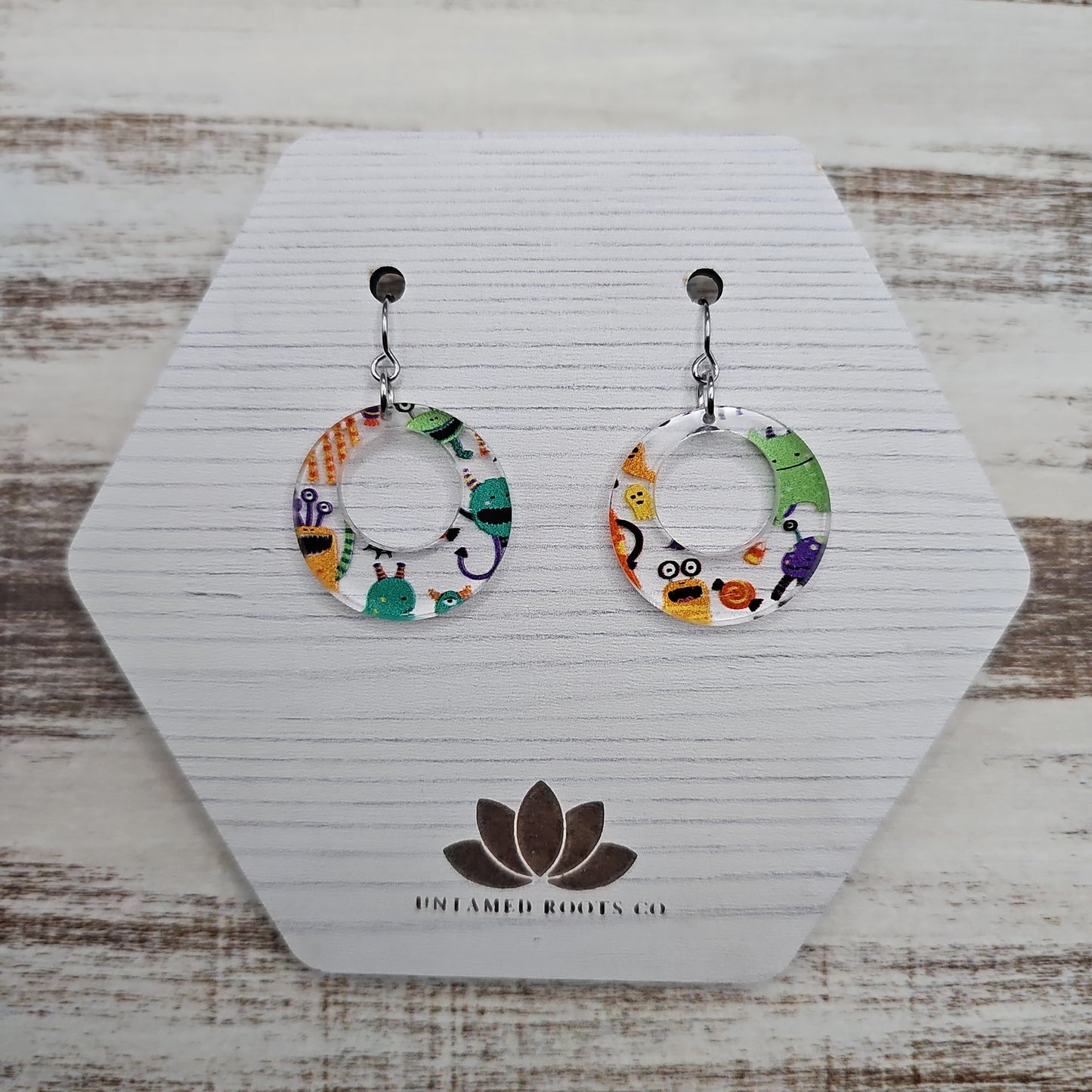 Monster Print Earrings (8 styles)