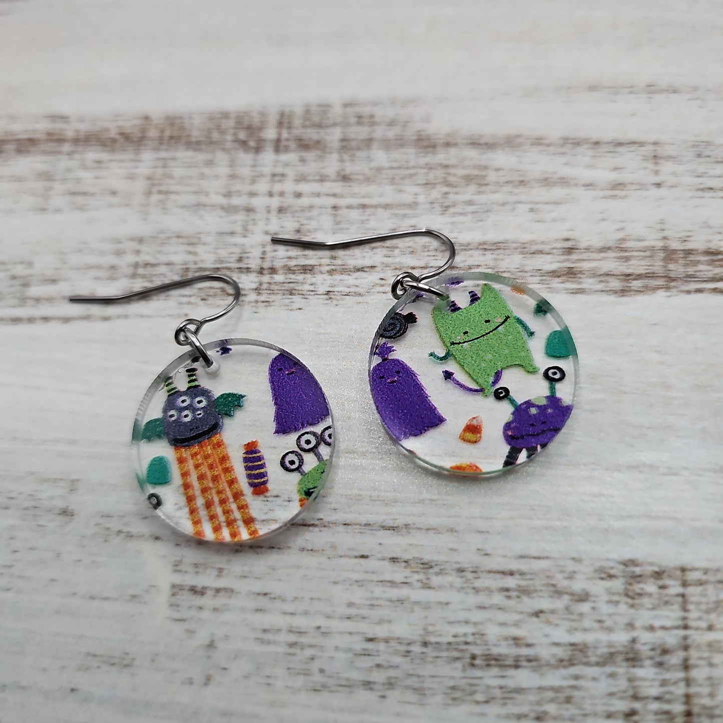 Monster Print Earrings (8 styles)