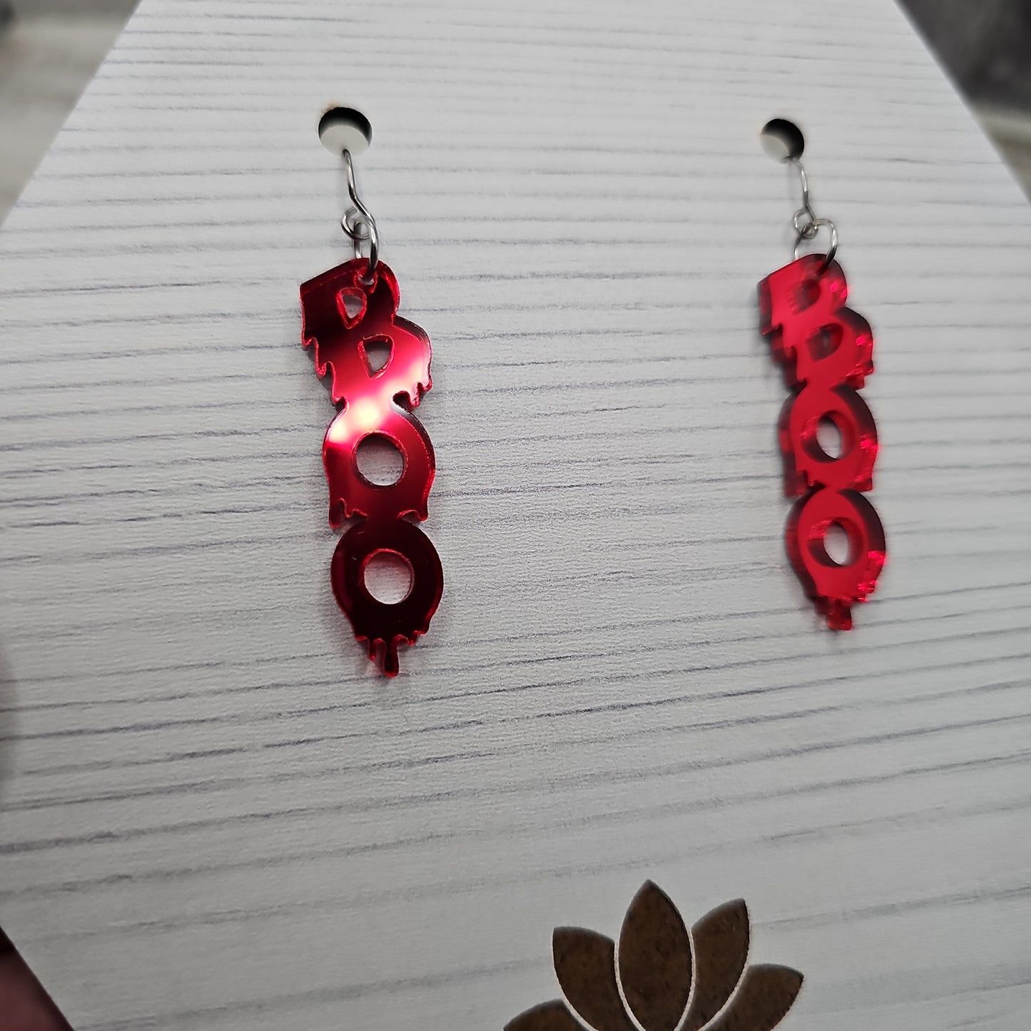 Boo Blood Drip Earrings