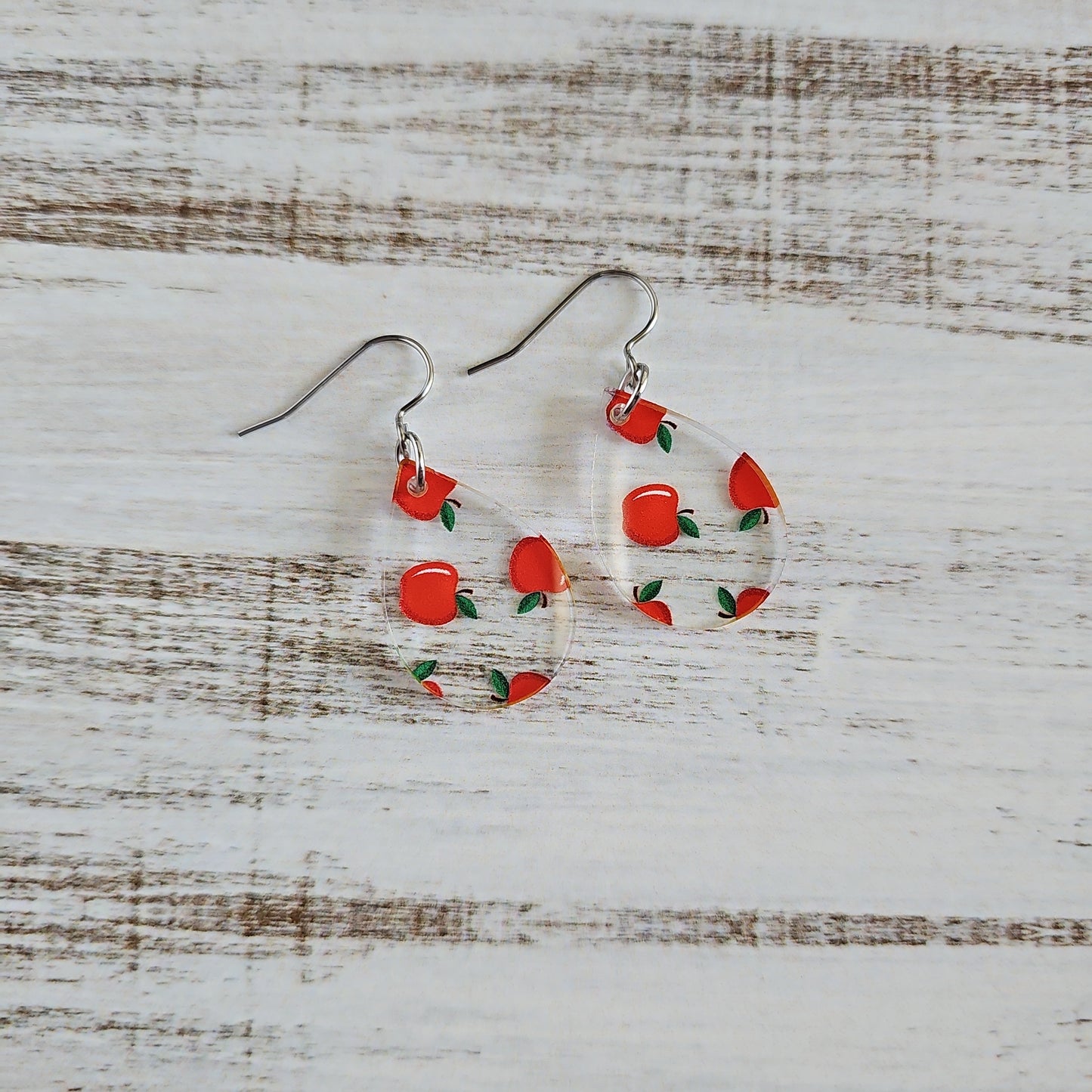 Apple Print Earrings (8 styles)