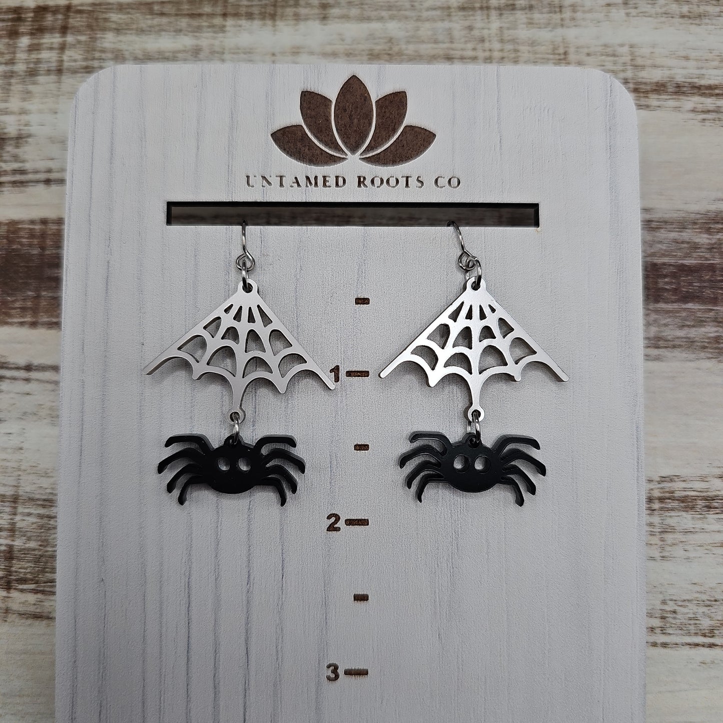Spider & Web Earrings
