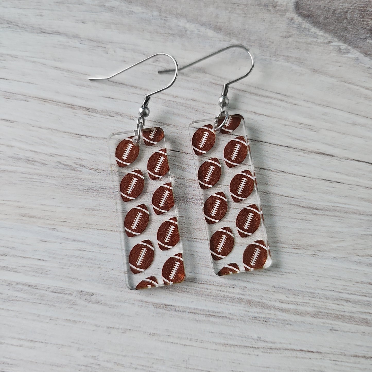Football Print Earrings (8 styles)