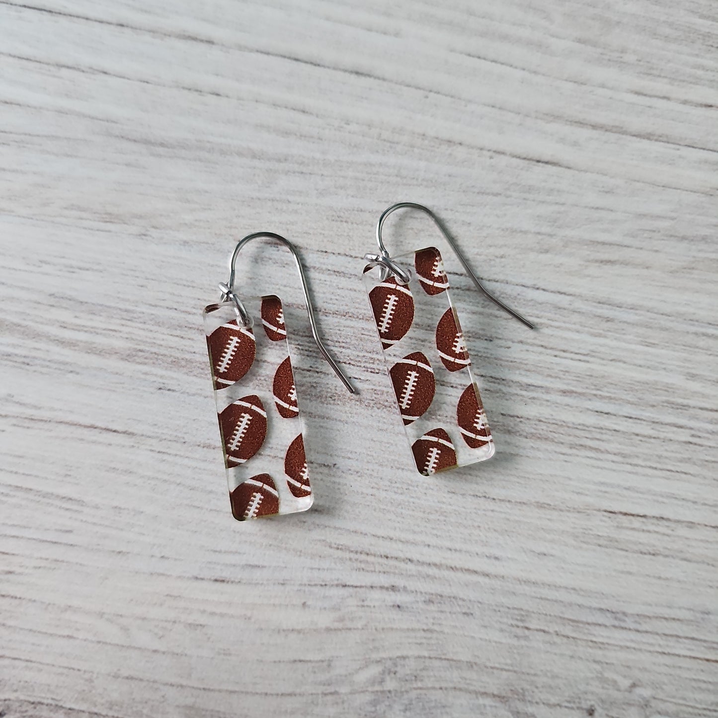Football Print Earrings (8 styles)