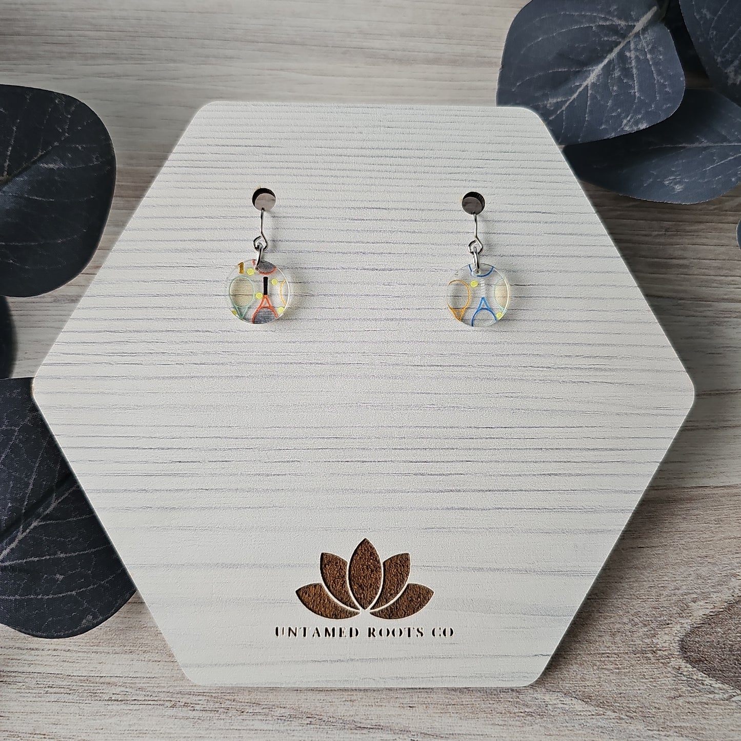 Tennis Print Earrings (8 styles)