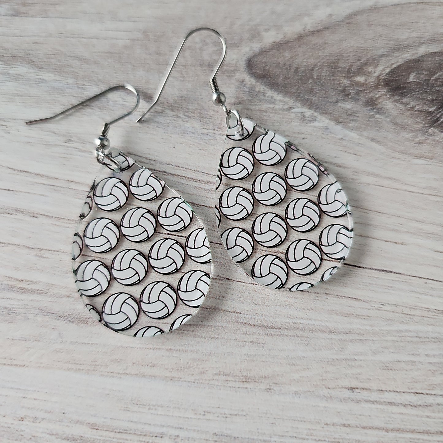 Volleyball Print Earrings (8 styles)