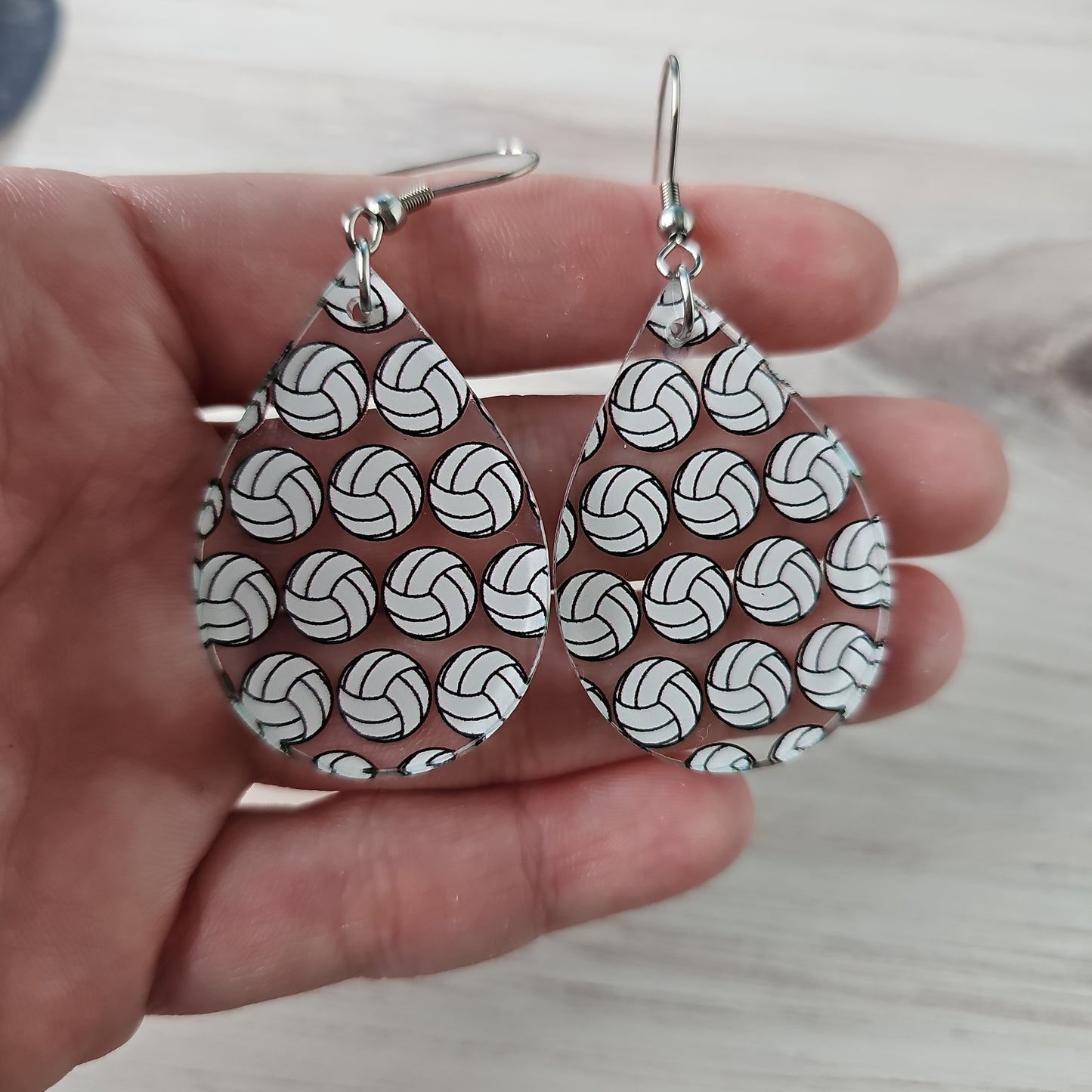 Volleyball Print Earrings (8 styles)