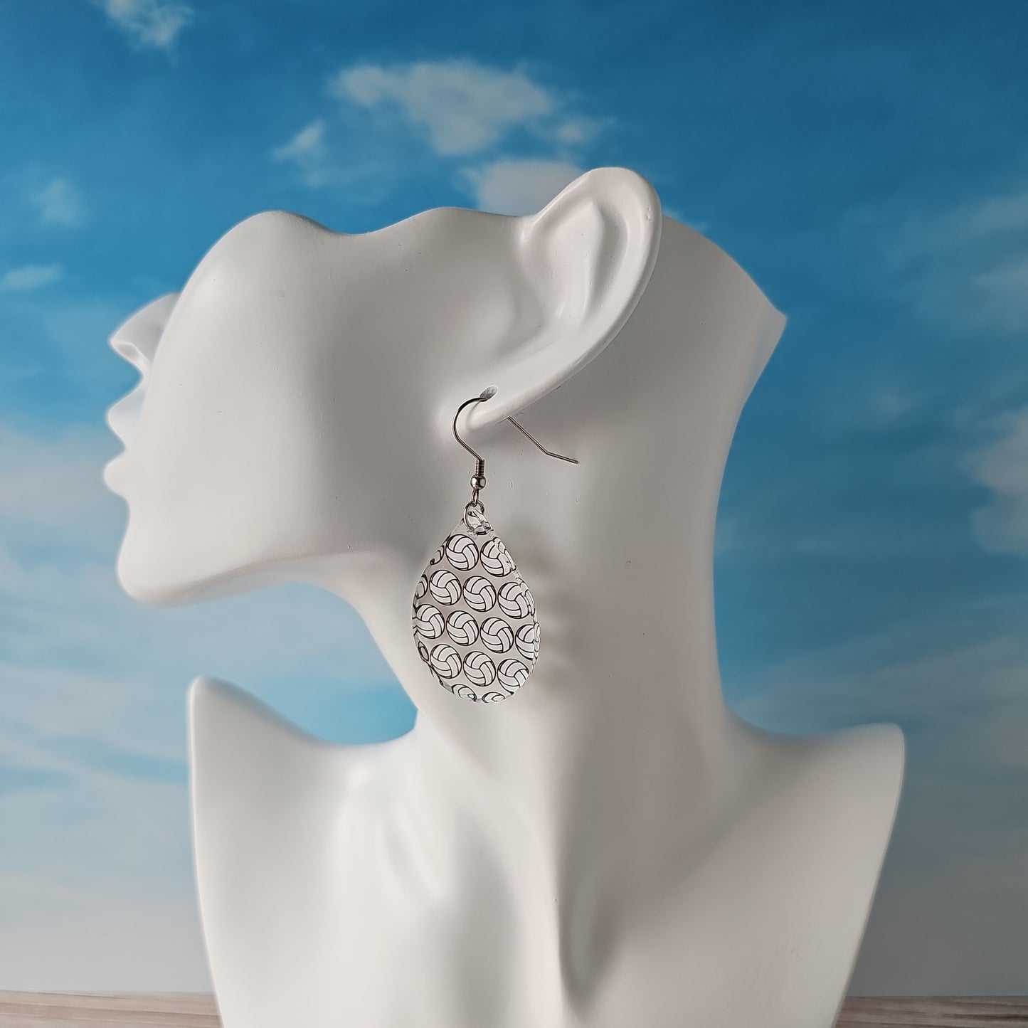 Volleyball Print Earrings (8 styles)