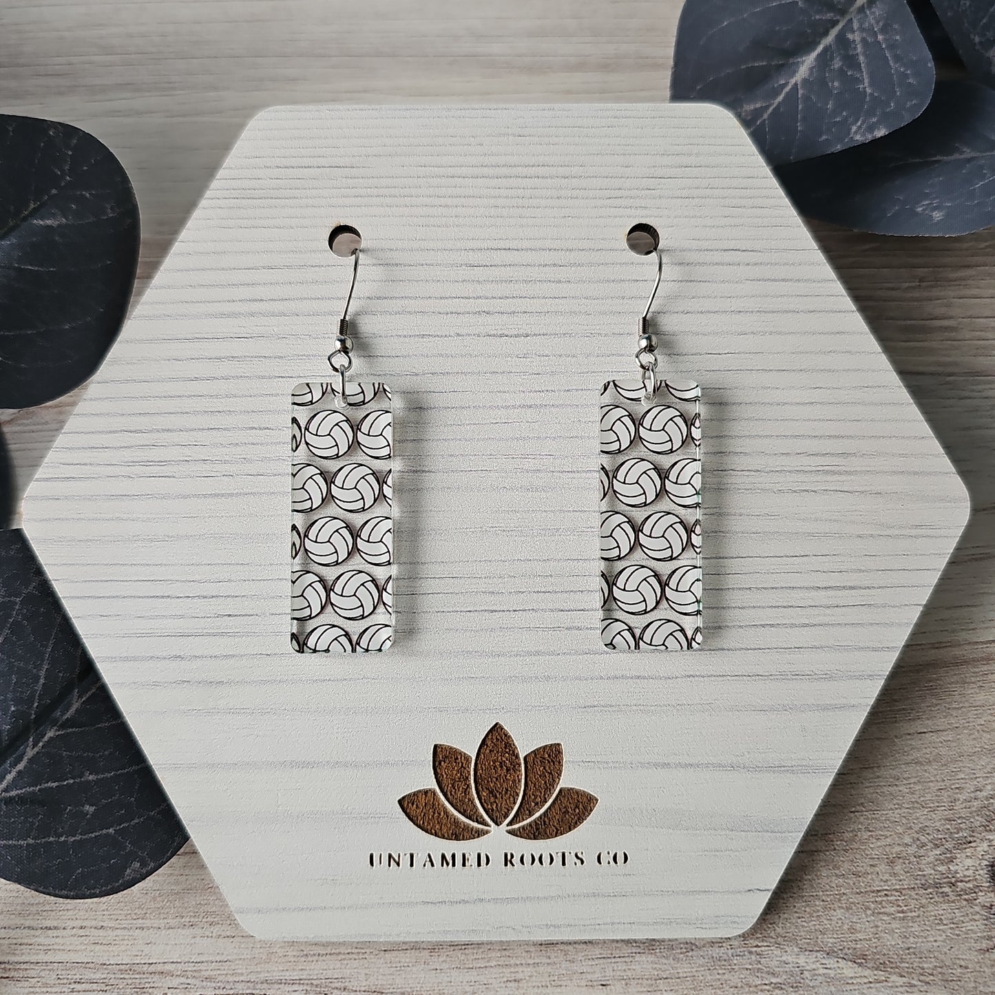 Volleyball Print Earrings (8 styles)