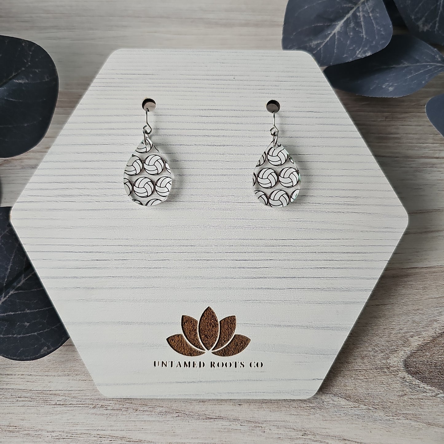 Volleyball Print Earrings (8 styles)