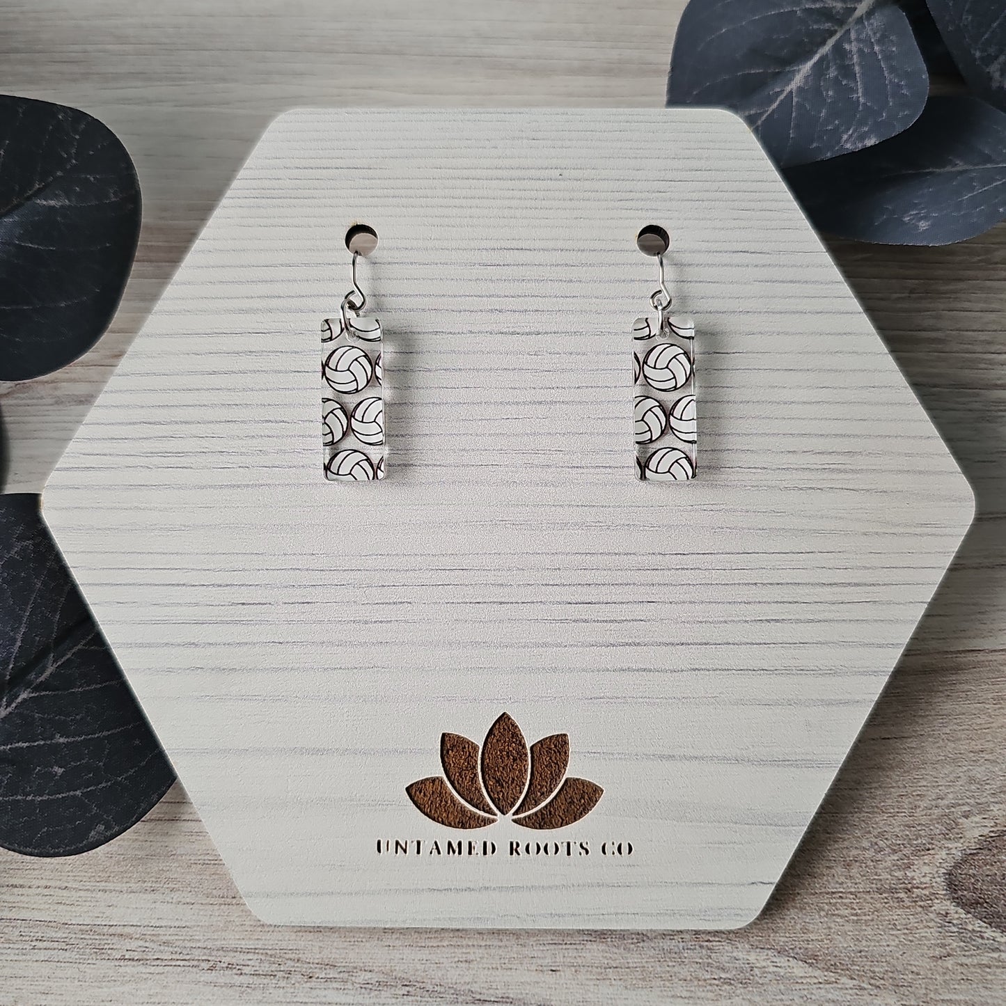 Volleyball Print Earrings (8 styles)