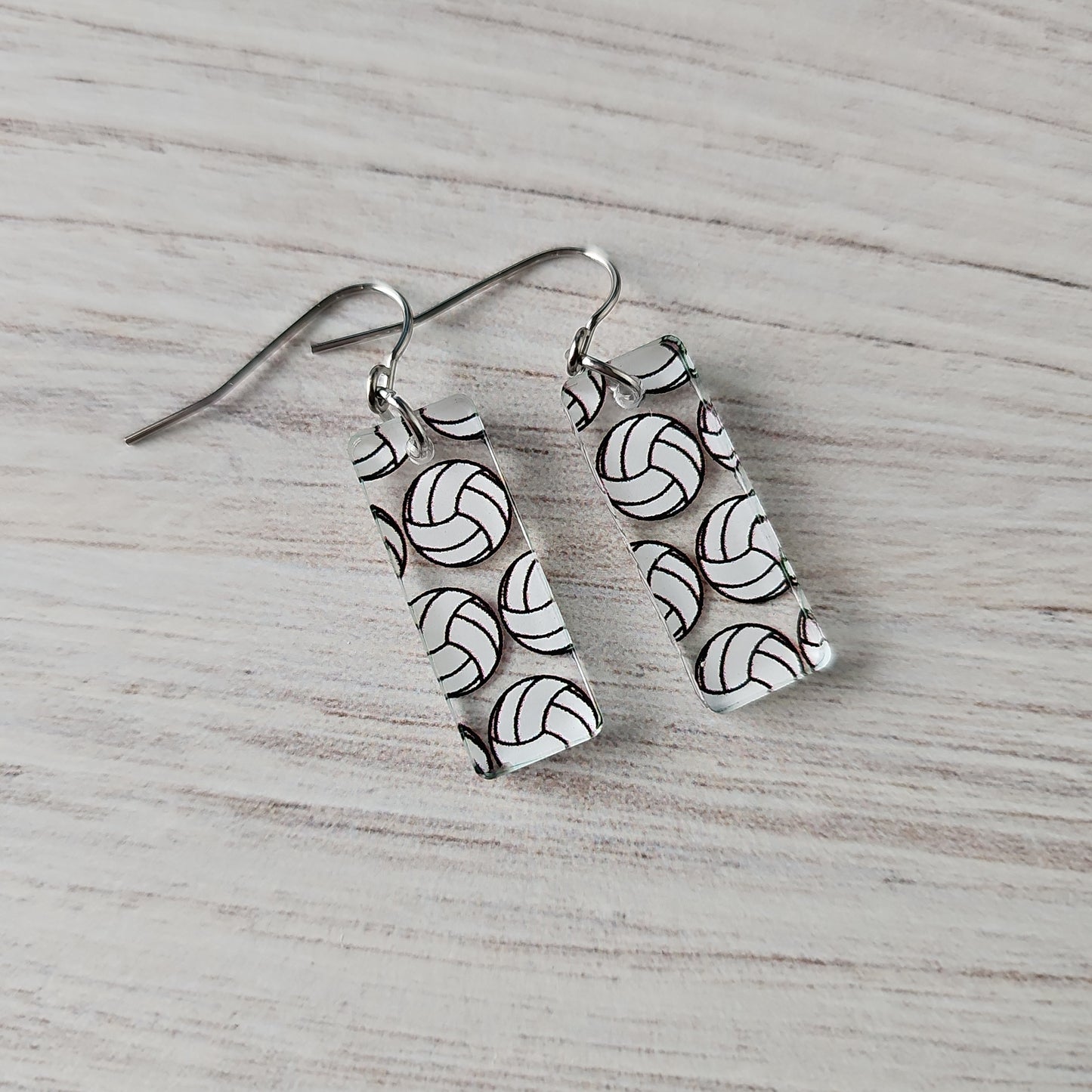 Volleyball Print Earrings (8 styles)