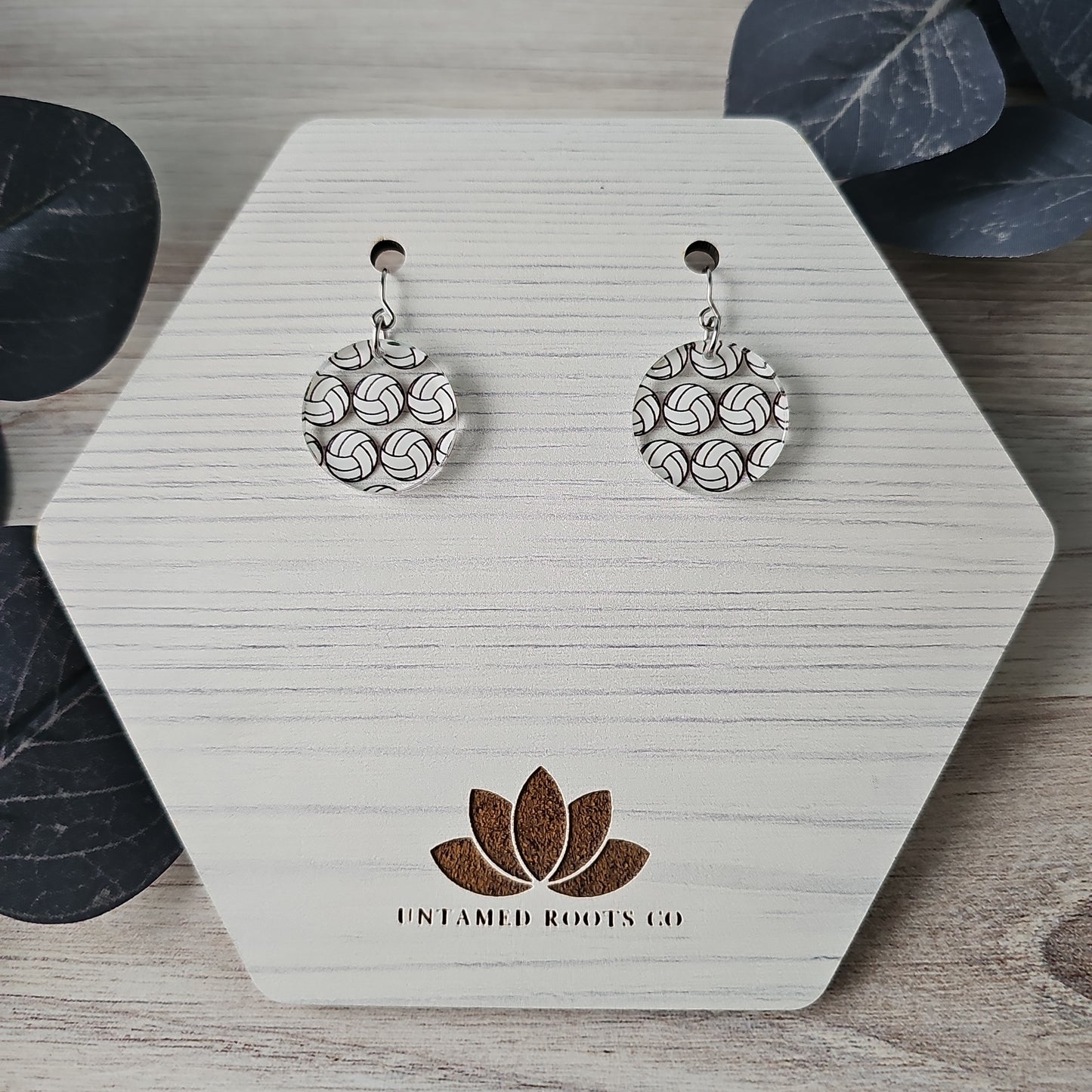 Volleyball Print Earrings (8 styles)