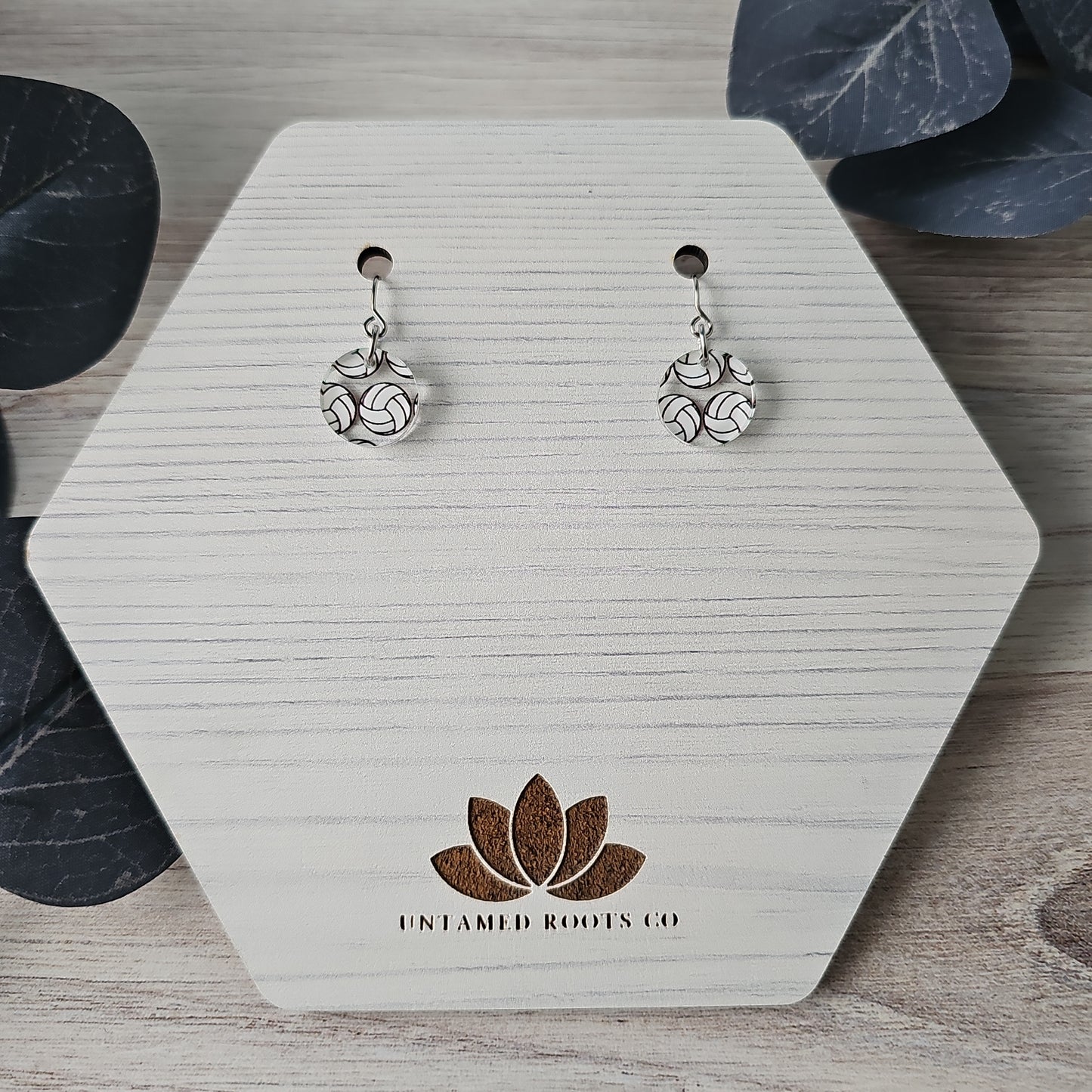 Volleyball Print Earrings (8 styles)