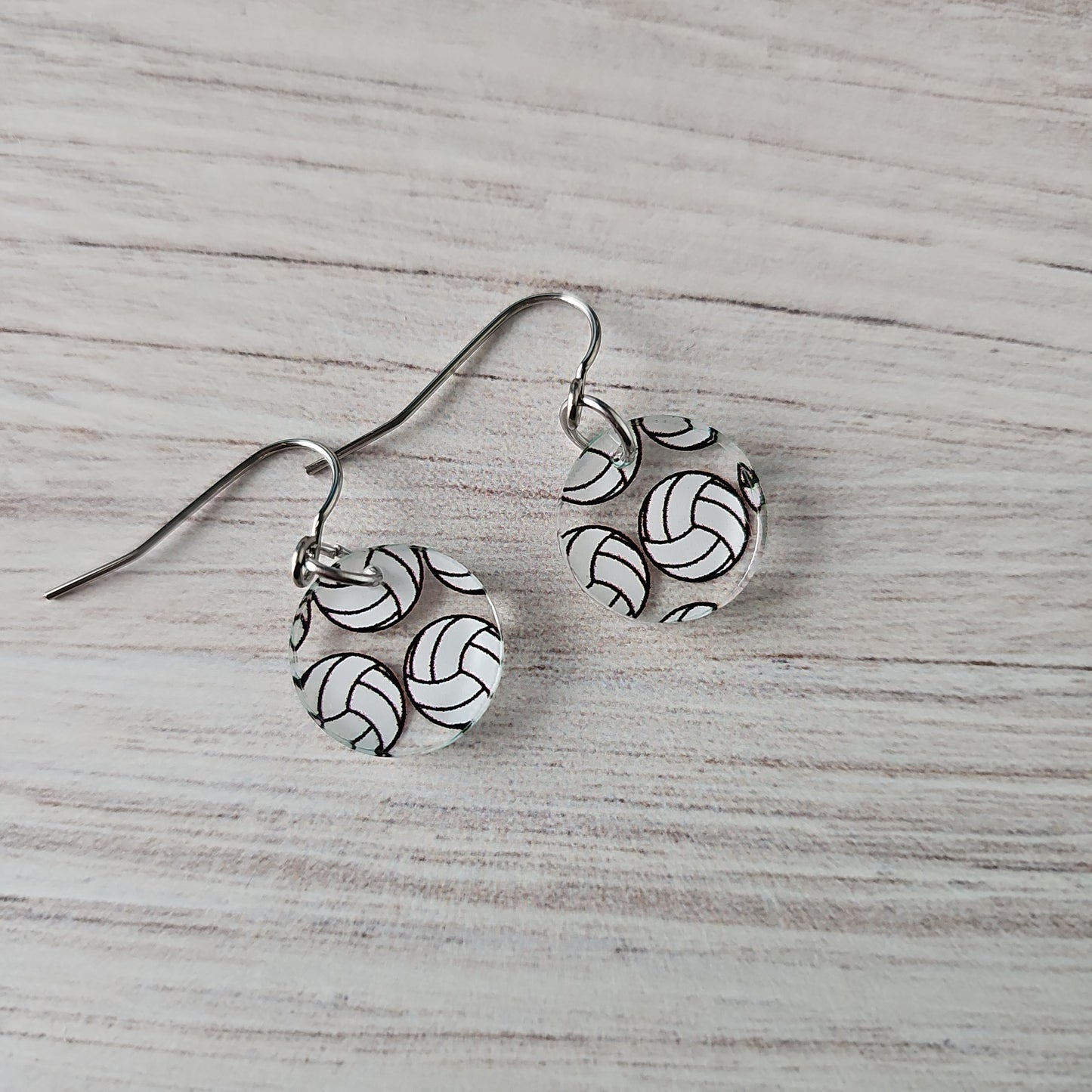 Volleyball Print Earrings (8 styles)