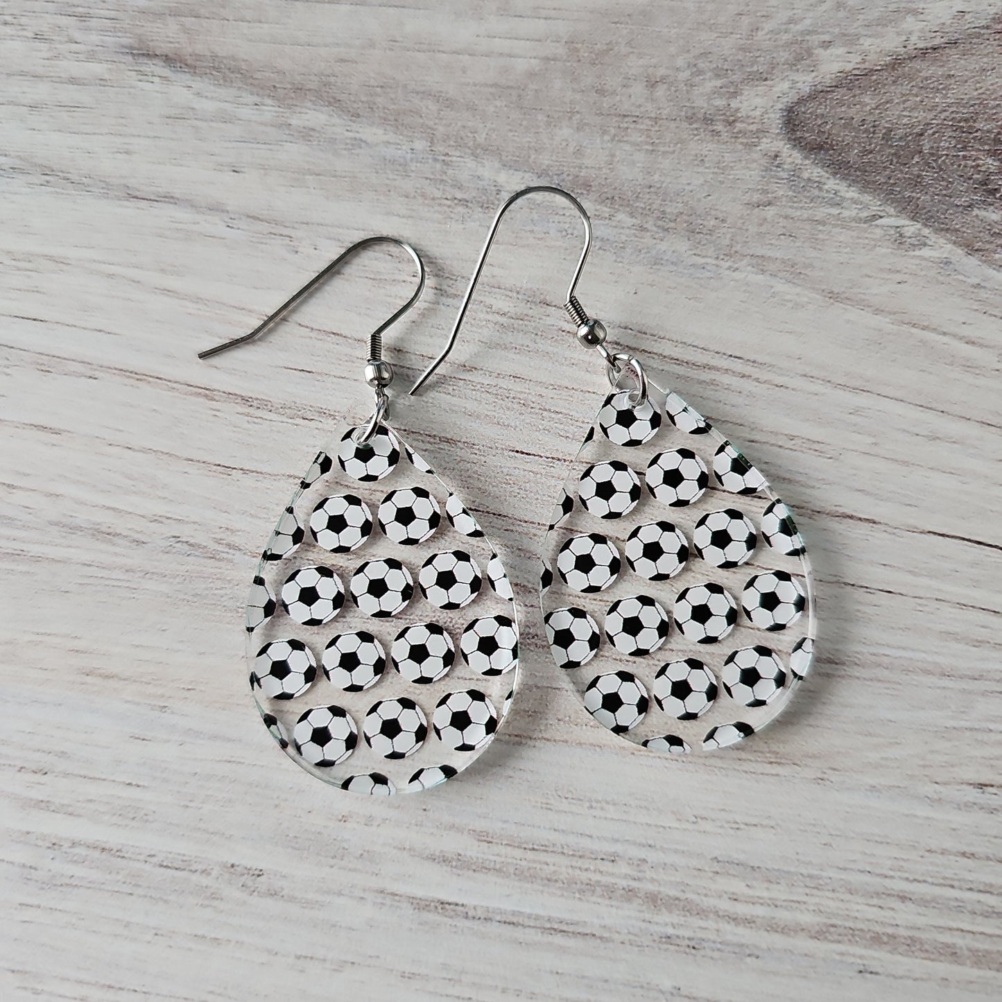 Soccer Print Earrings (8 styles)