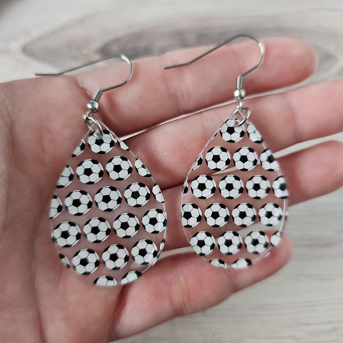 Soccer Print Earrings (8 styles)