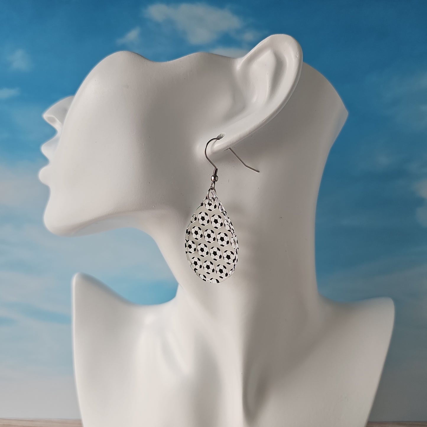 Soccer Print Earrings (8 styles)