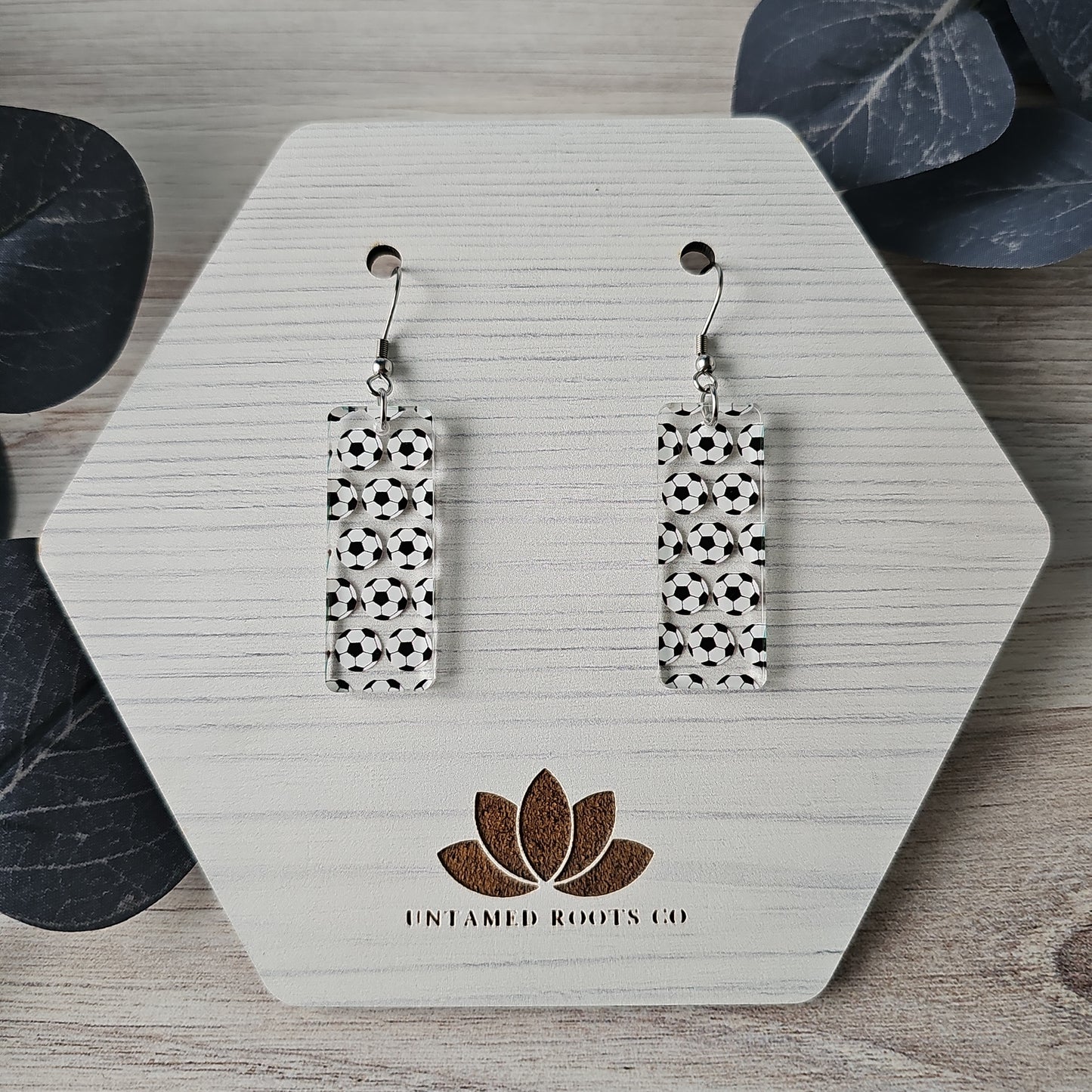 Soccer Print Earrings (8 styles)