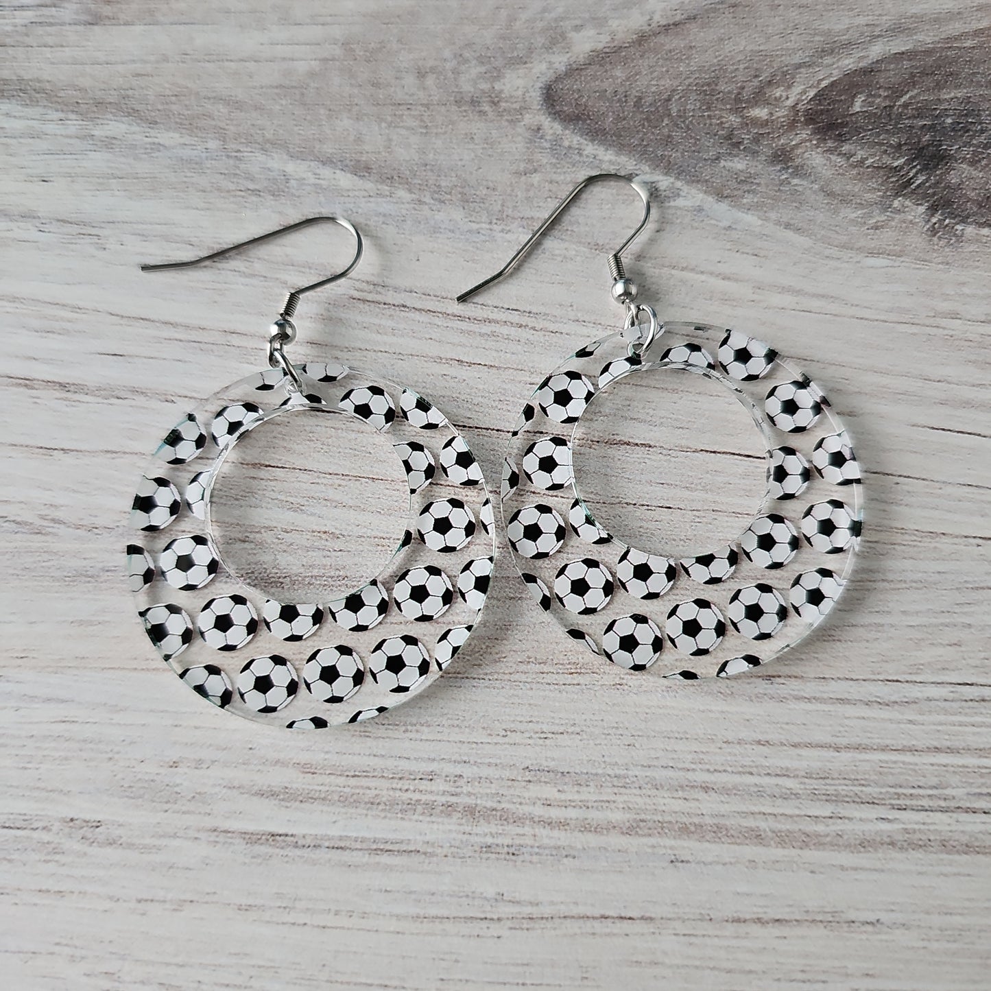 Soccer Print Earrings (8 styles)