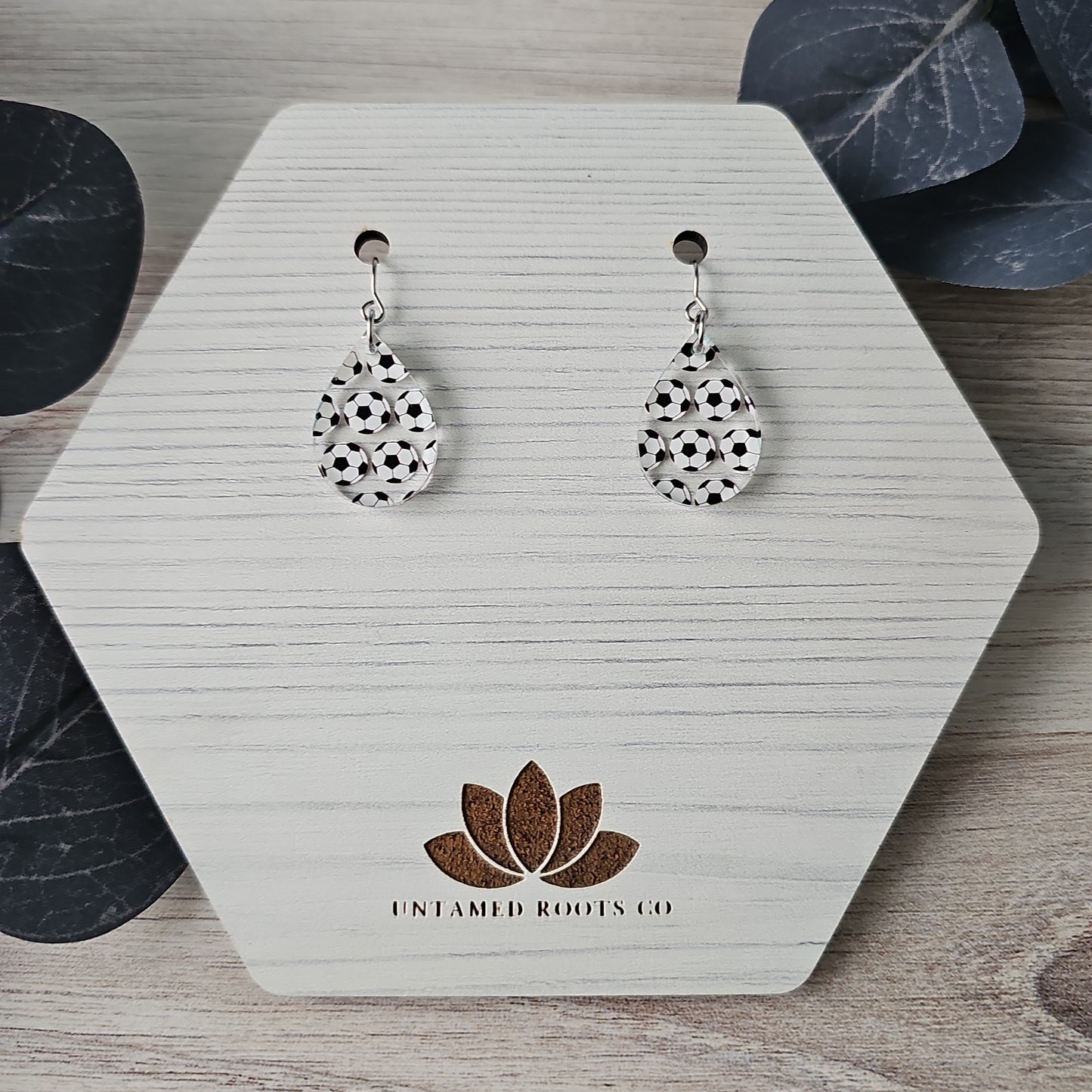 Soccer Print Earrings (8 styles)